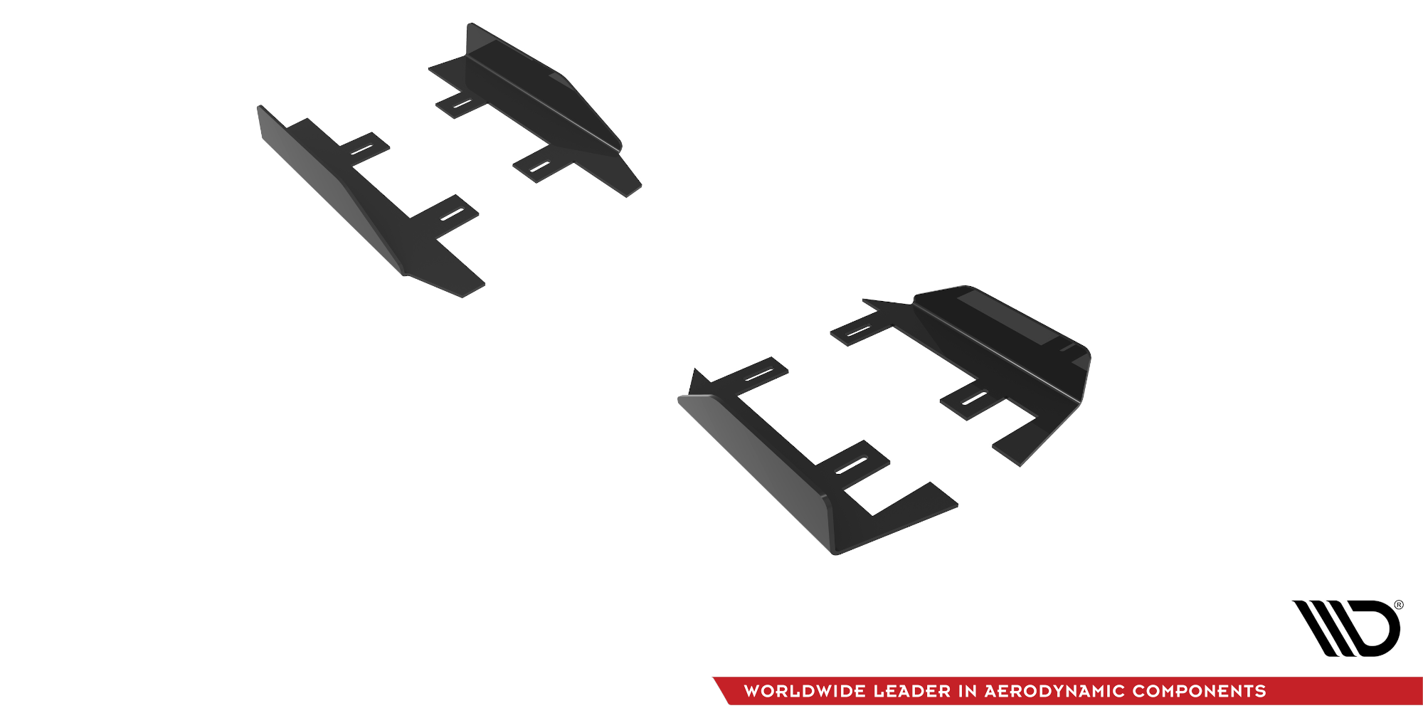 Maxton Seitenschweller Flaps für Mercedes A35 AMG / AMG-Line Aero Pack W177  schwarz Hochglanz