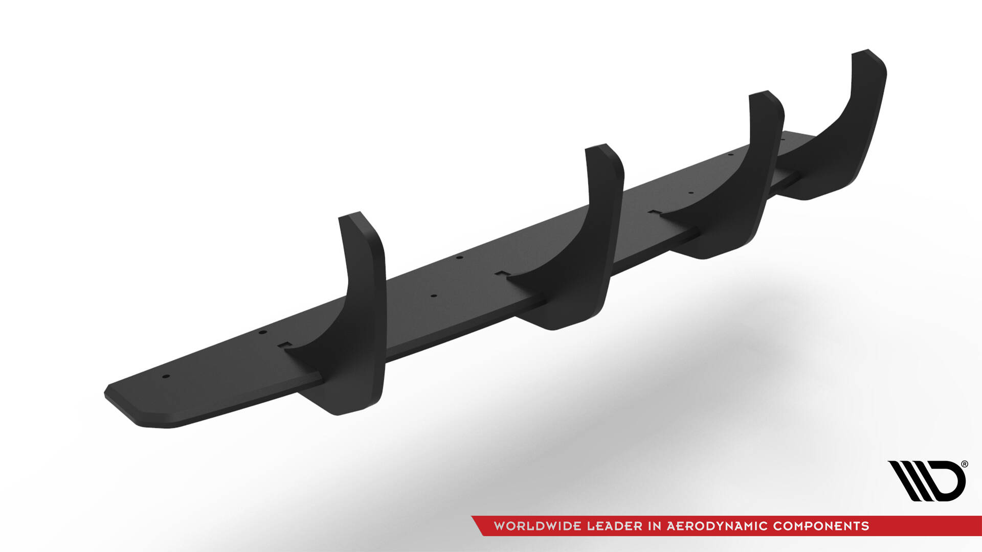 Maxton Street Pro Heckschürze für Volkswagen Scirocco R Mk3 rot