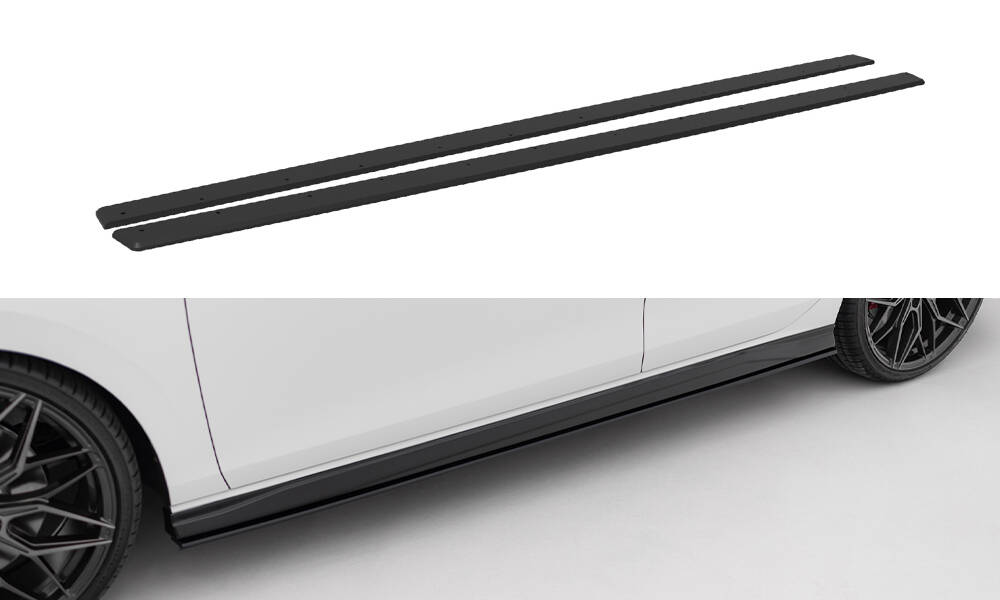 Maxton Street Pro Seitenschweller Ansatz V.2 für VW Golf GTI / GTE / GTI Clubsport / R-Line Mk8