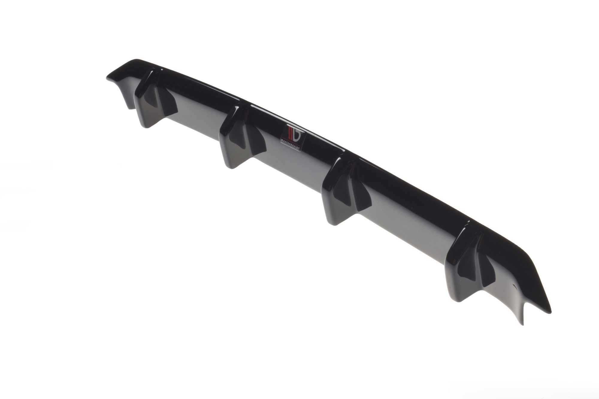 Maxton Diffusor Heck Ansatz für Mercedes A45 AMG W176 schwarz Hochglanz