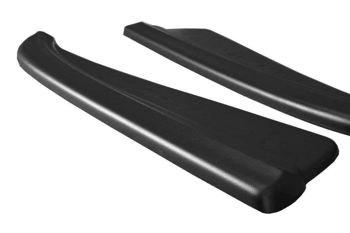 Maxton Heck Ansatz Flaps Diffusor für Mercedes CLS C219 55AMG schwarz Hochglanz