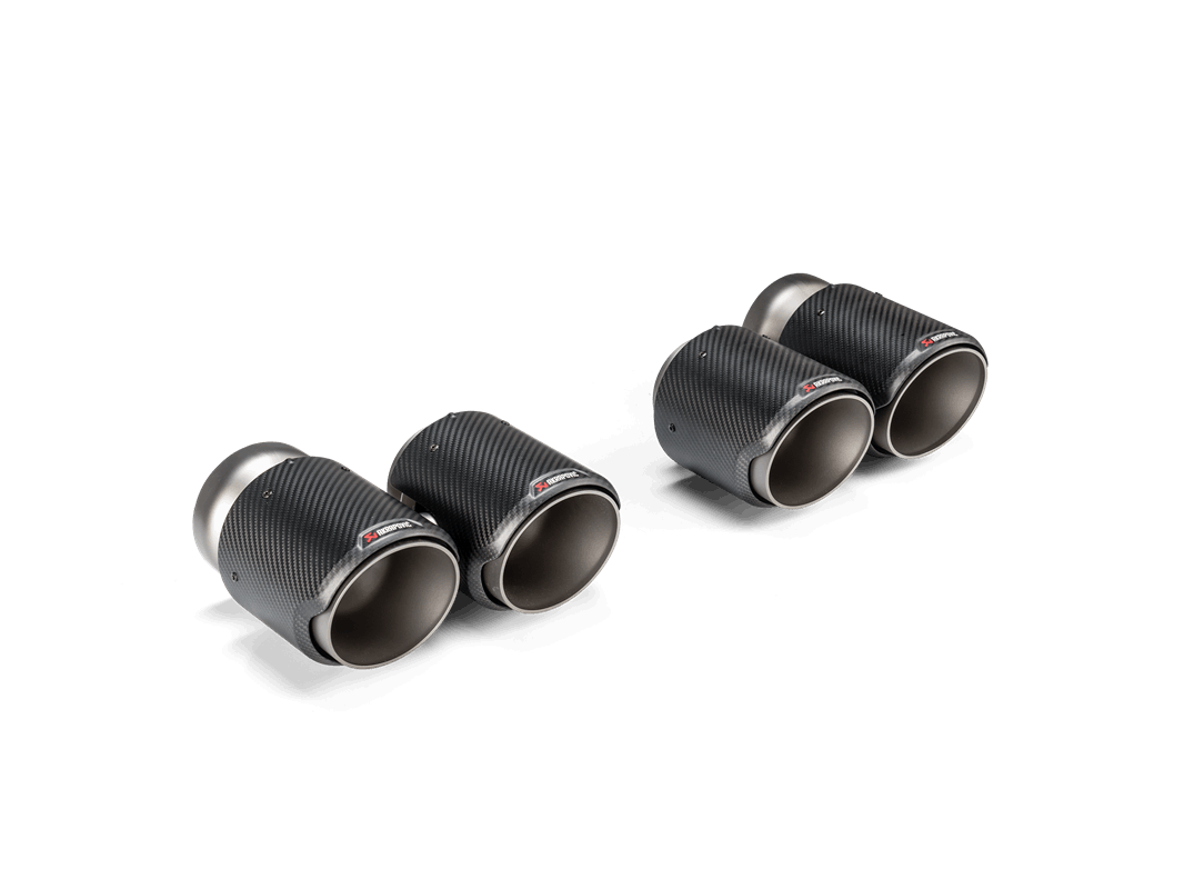 Akrapovič Tail Pipe Set (Carbon-Rund)
