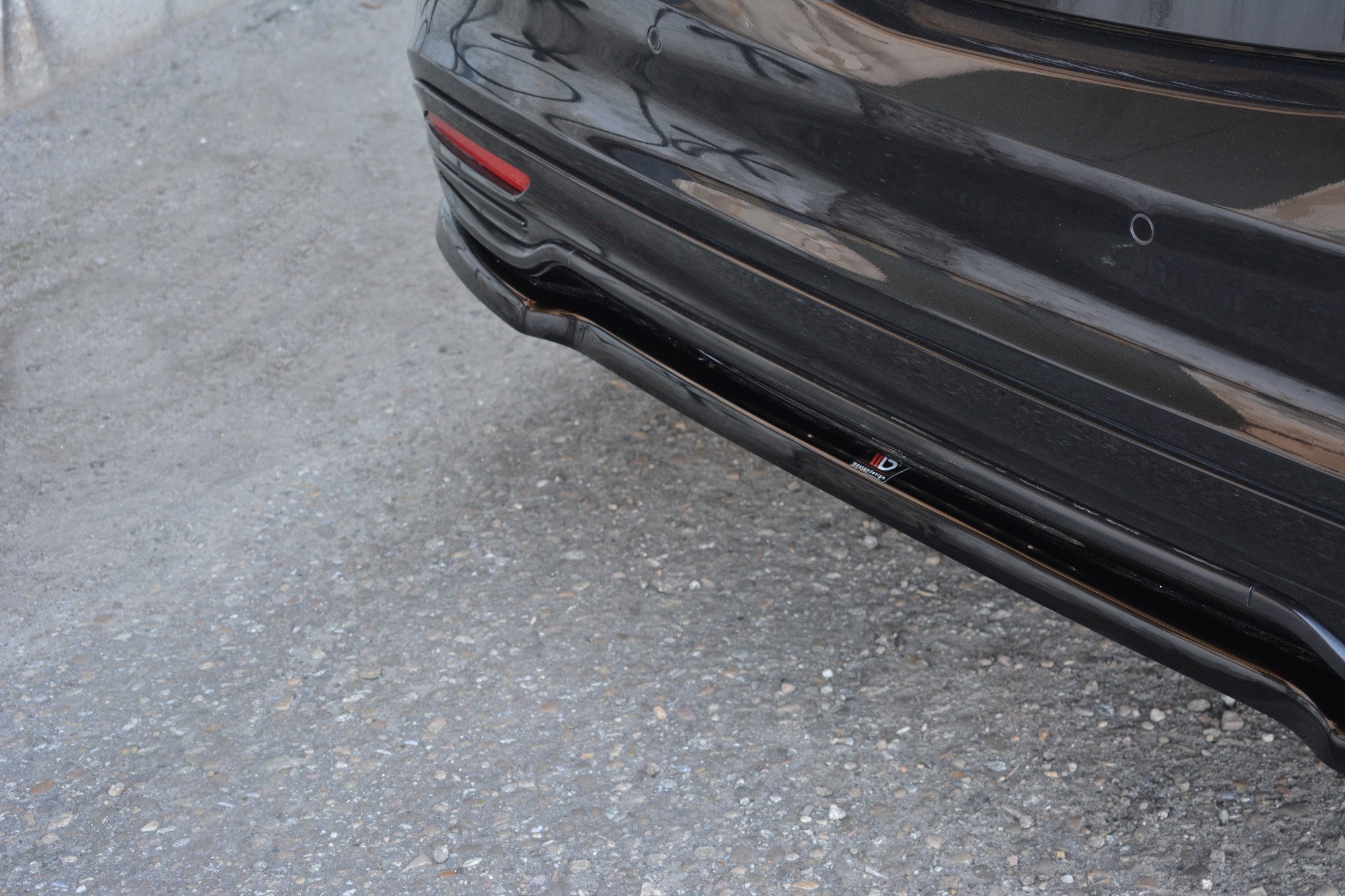 Maxton Heckansatz passend für S-KLASSE AMG-LINE W222 schwarz Hochglanz