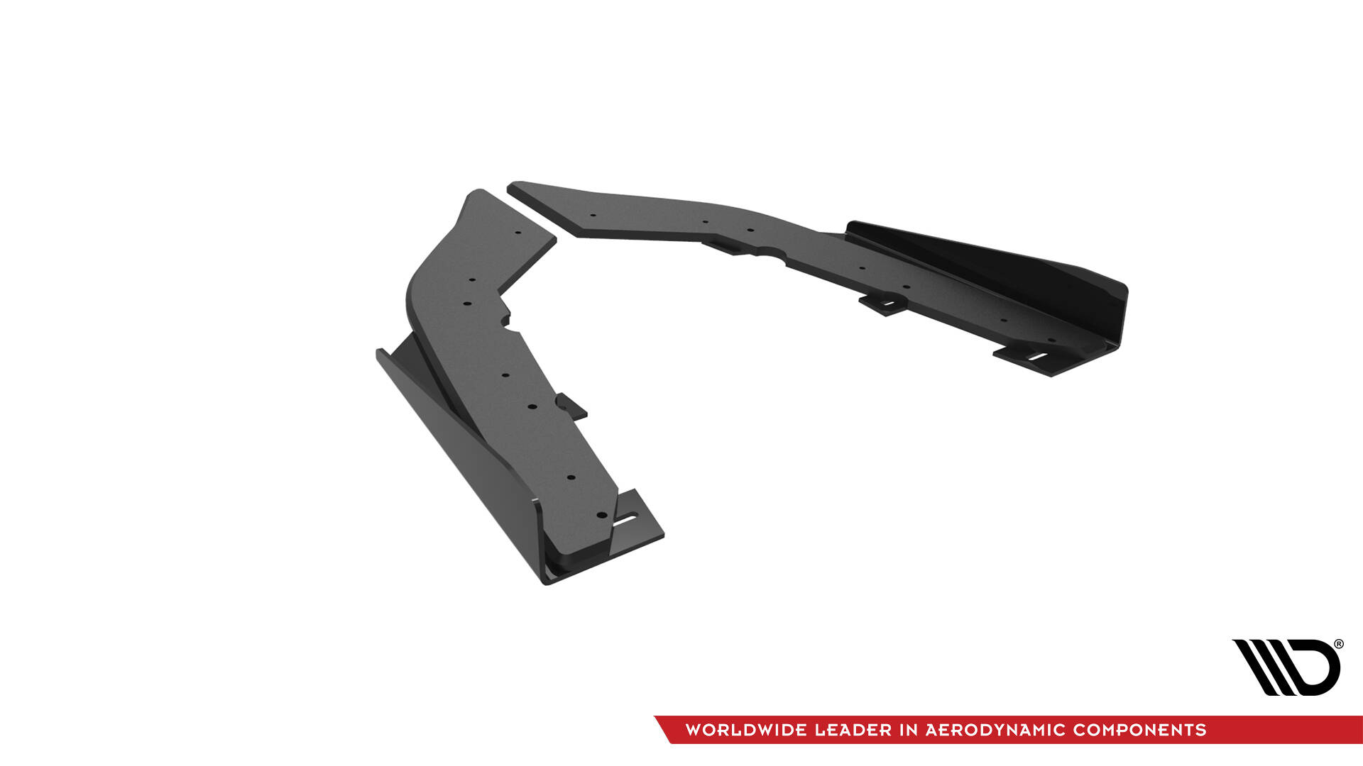 Maxton Street Pro Heck Ansatz Flaps Diffusor + Flaps für BMW 4er35i Coupe M-Paket F32 schwarz Hochglanz