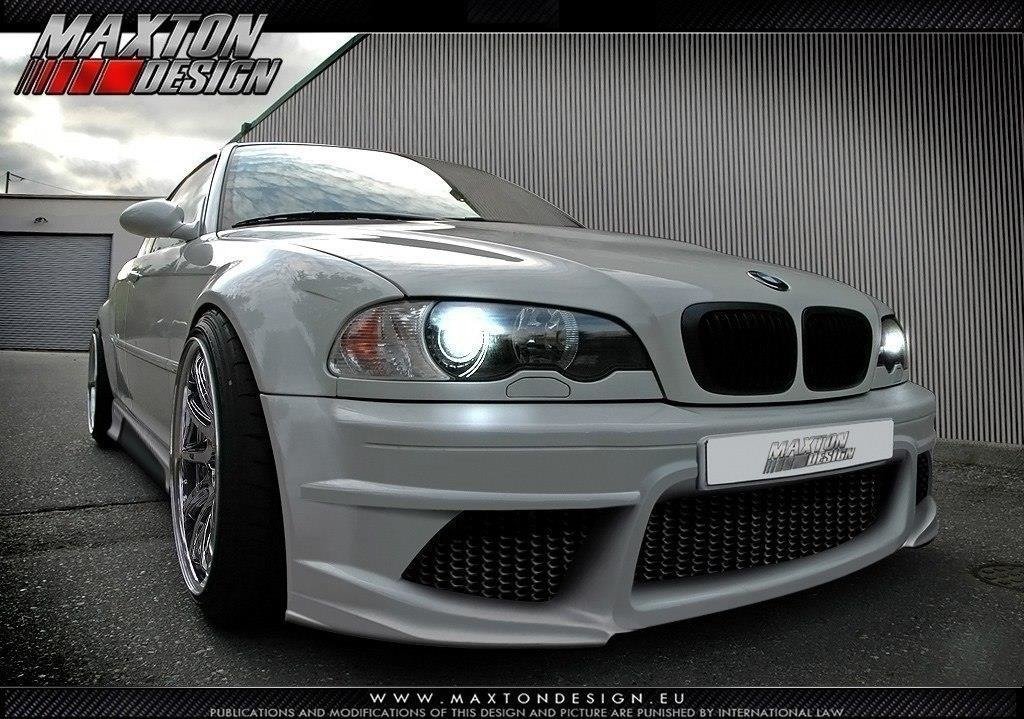 Maxton Front Stoßstange BMW 3er E46 - 4 TÜRER LIMOUSINE < GENERATION V >