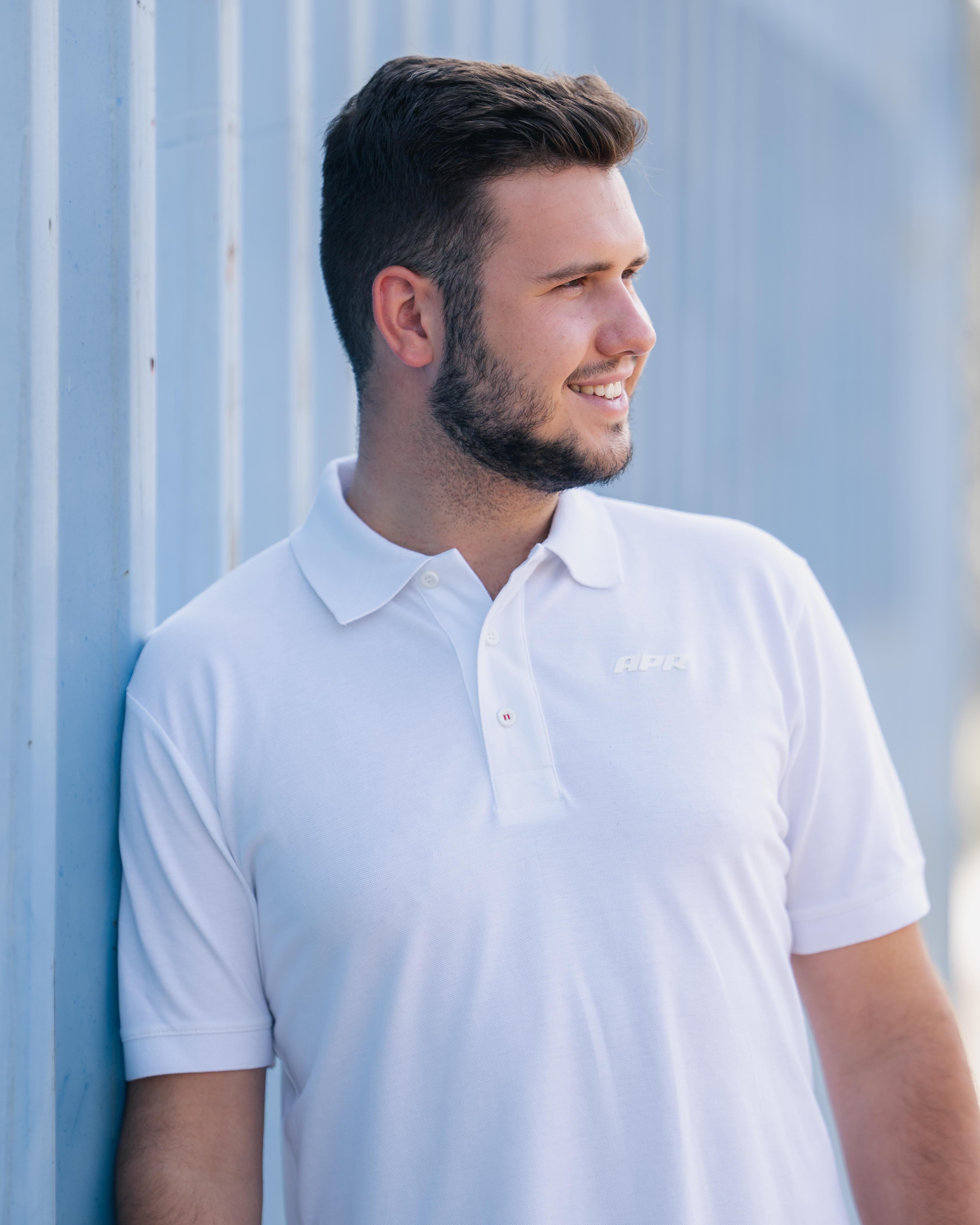 Premium APR Essentials Polo-Shirt Herren weiß