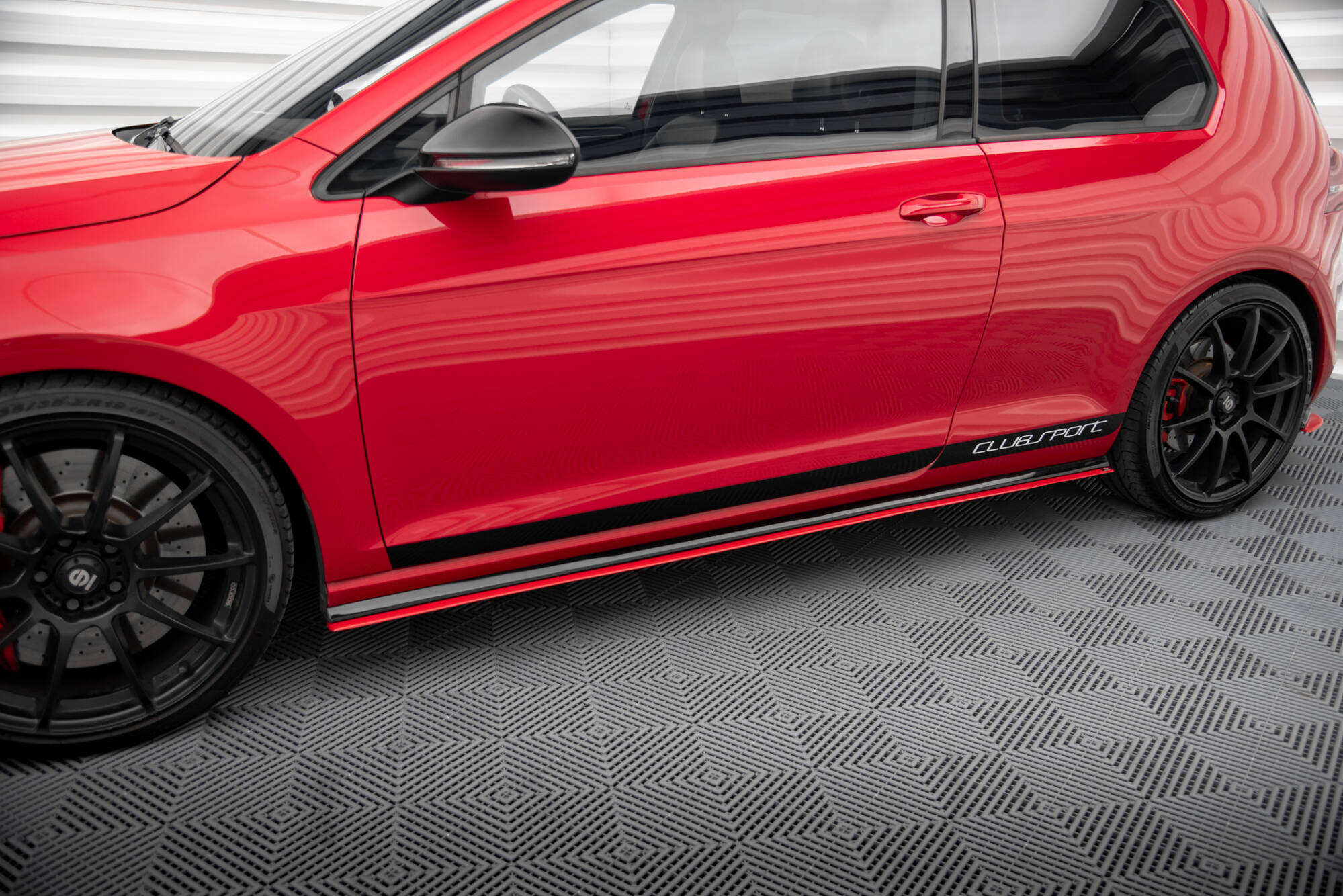 Maxton Seitenschweller Ansatz für VW GOLF Mk7 GTI CLUBSPORT