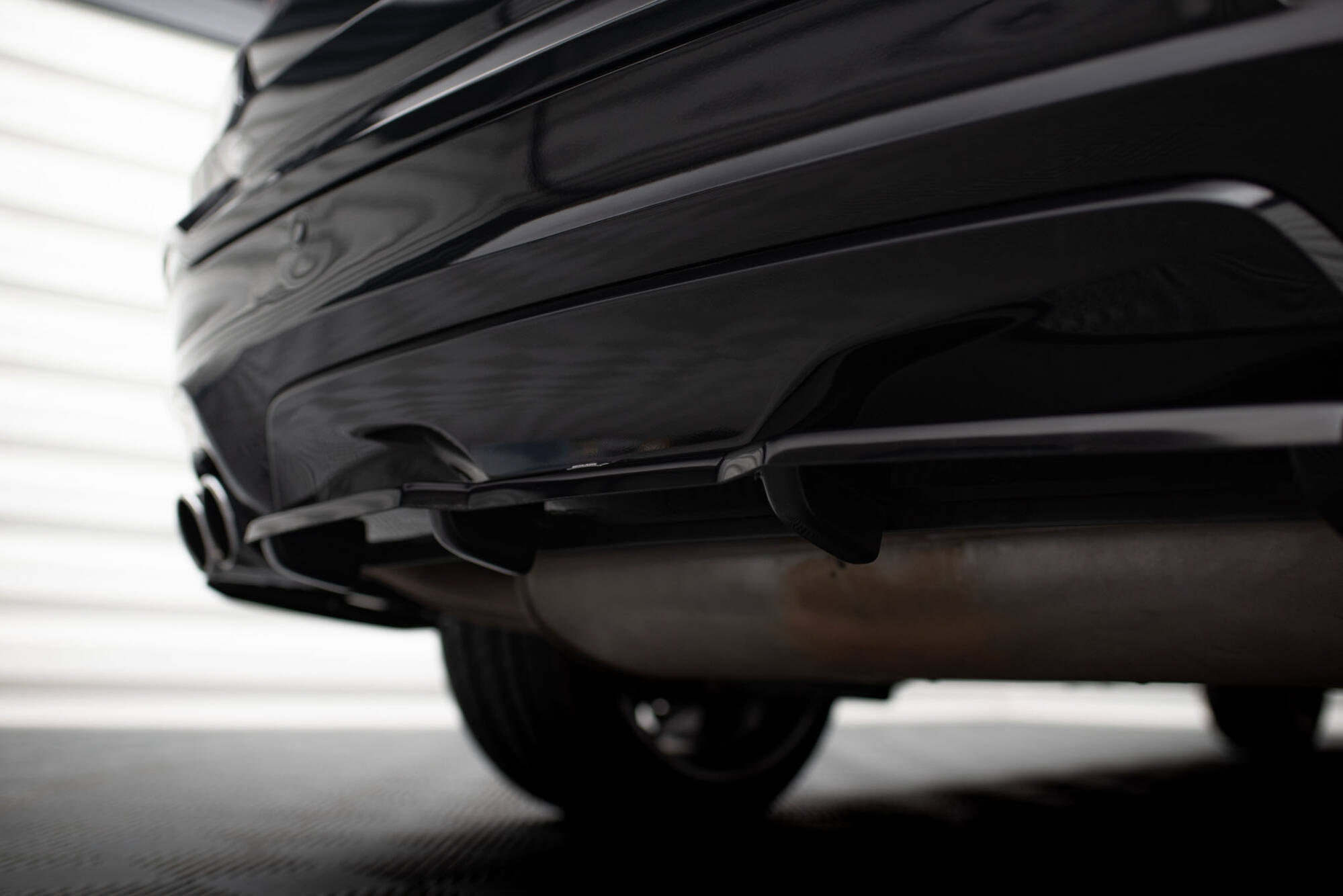 Maxton Heckansatz BMW X4 M Paket DTM LOOK schwarz Hochglanz