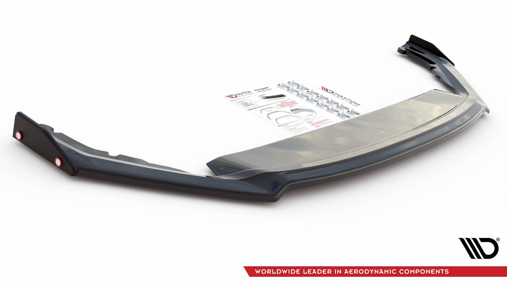 Maxton Front Ansatz V.2 + Flaps für Skoda Octavia RS Mk4