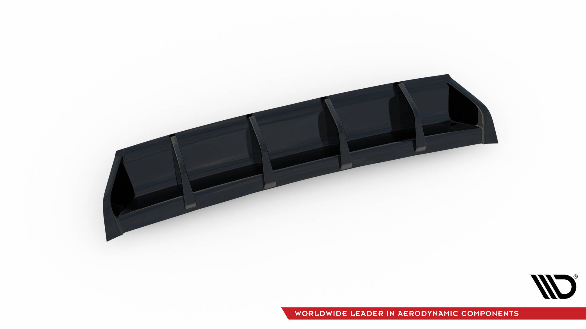 Maxton Diffusor Heck Ansatz für VW GOLF 7 GTI FACELIFT schwarz Hochglanz