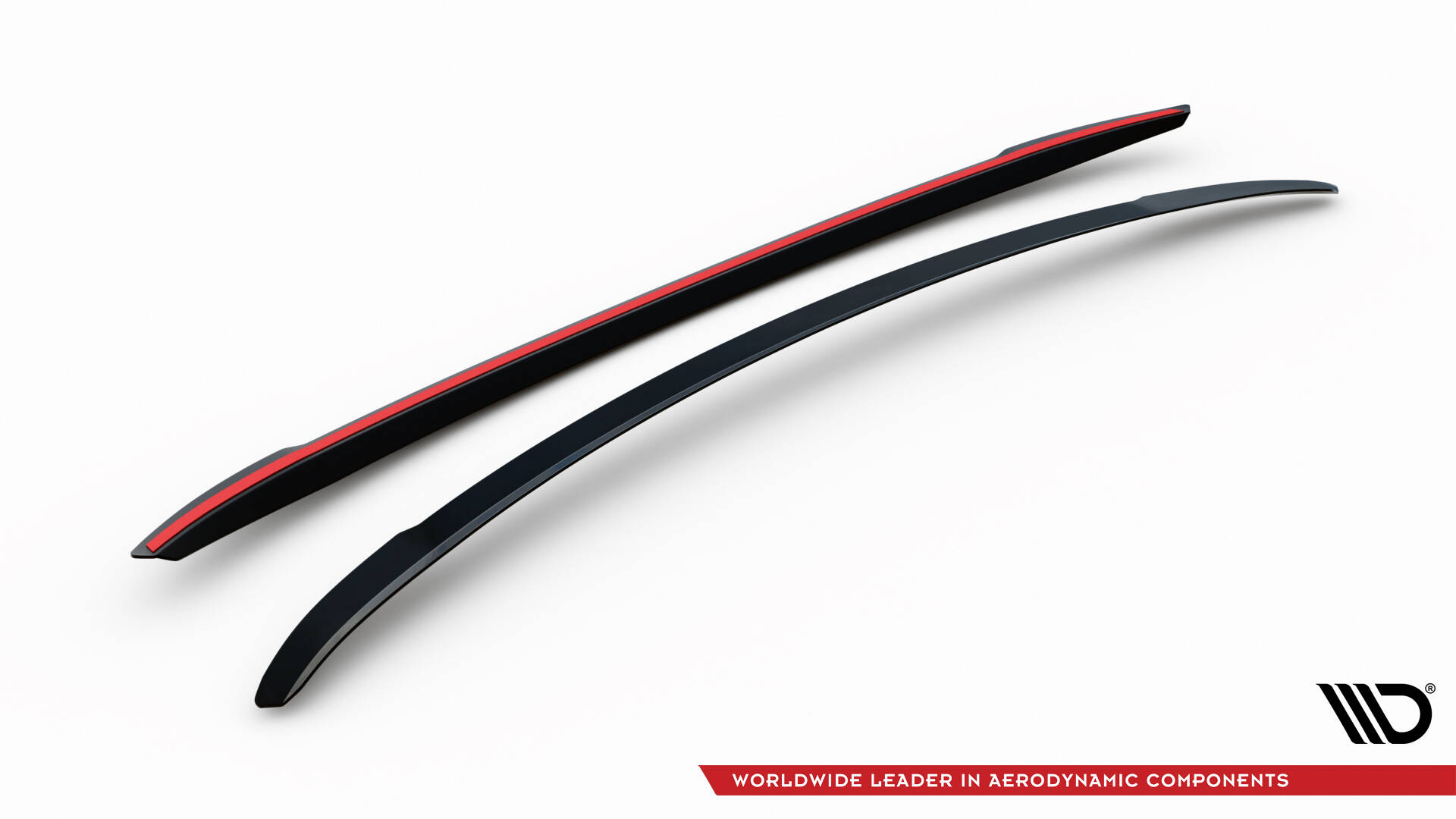 Maxton Verlängerung motorhaube VW Golf Mk8 schwarz Hochglanz