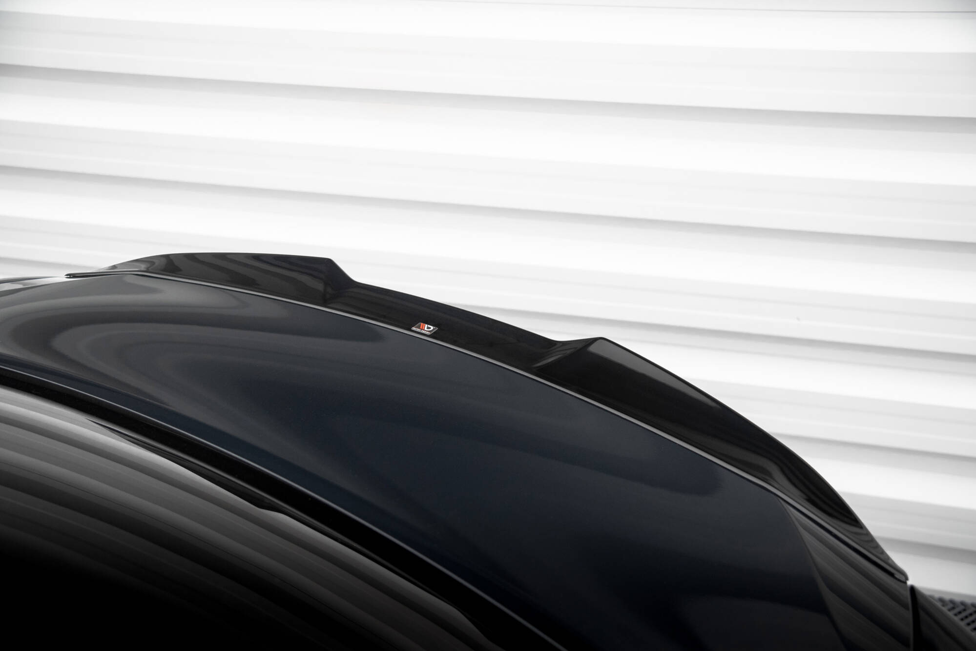 Maxton Spoiler CAP 3D für Toyota Avensis Limousine Mk3 Facelift schwarz Hochglanz