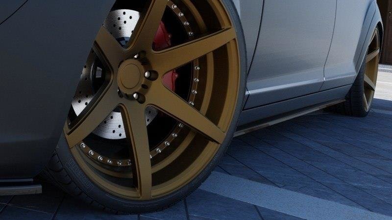 Maxton Seitenschweller Ansatz für MERCEDES S-KLASSE W221 LONG schwarz matt