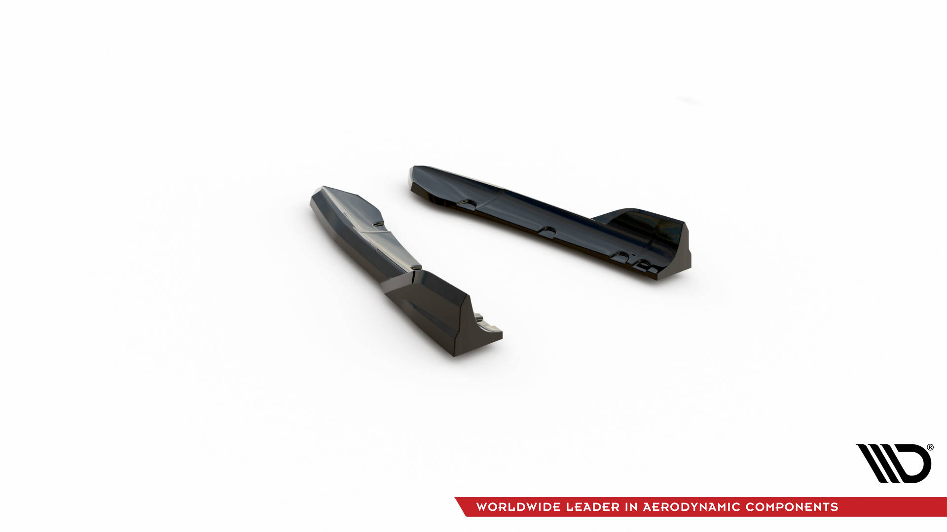 Maxton Heck Ansatz Flaps Diffusor passend für X3 M-Paket G01 Facelift schwarz Hochglanz
