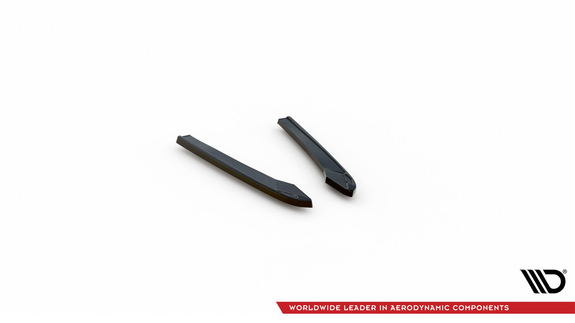 Maxton Heck Ansatz Flaps Diffusor passend für A4 Competition B9  schwarz Hochglanz