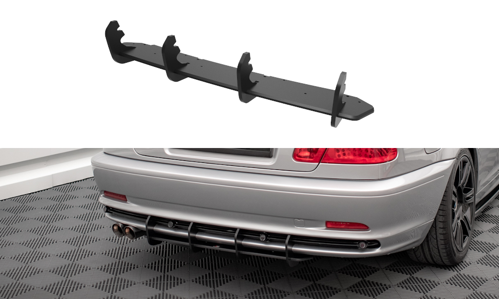 Maxton Street Pro Heckschürze für BMW 3er Coupe E46