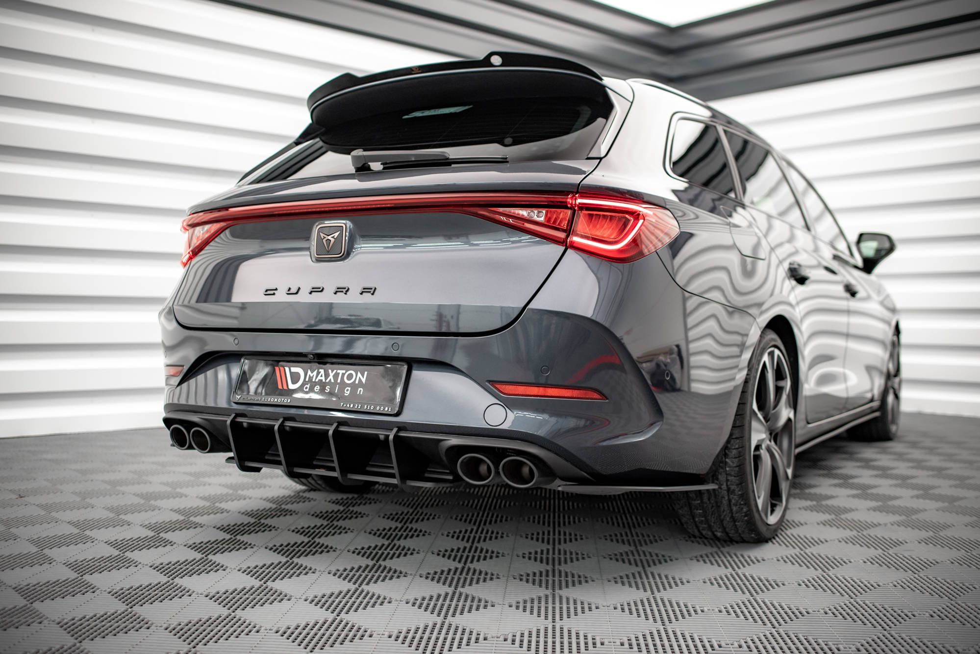 Maxton Street Pro Heckschürze für Cupra Leon ST Mk1 Facelift