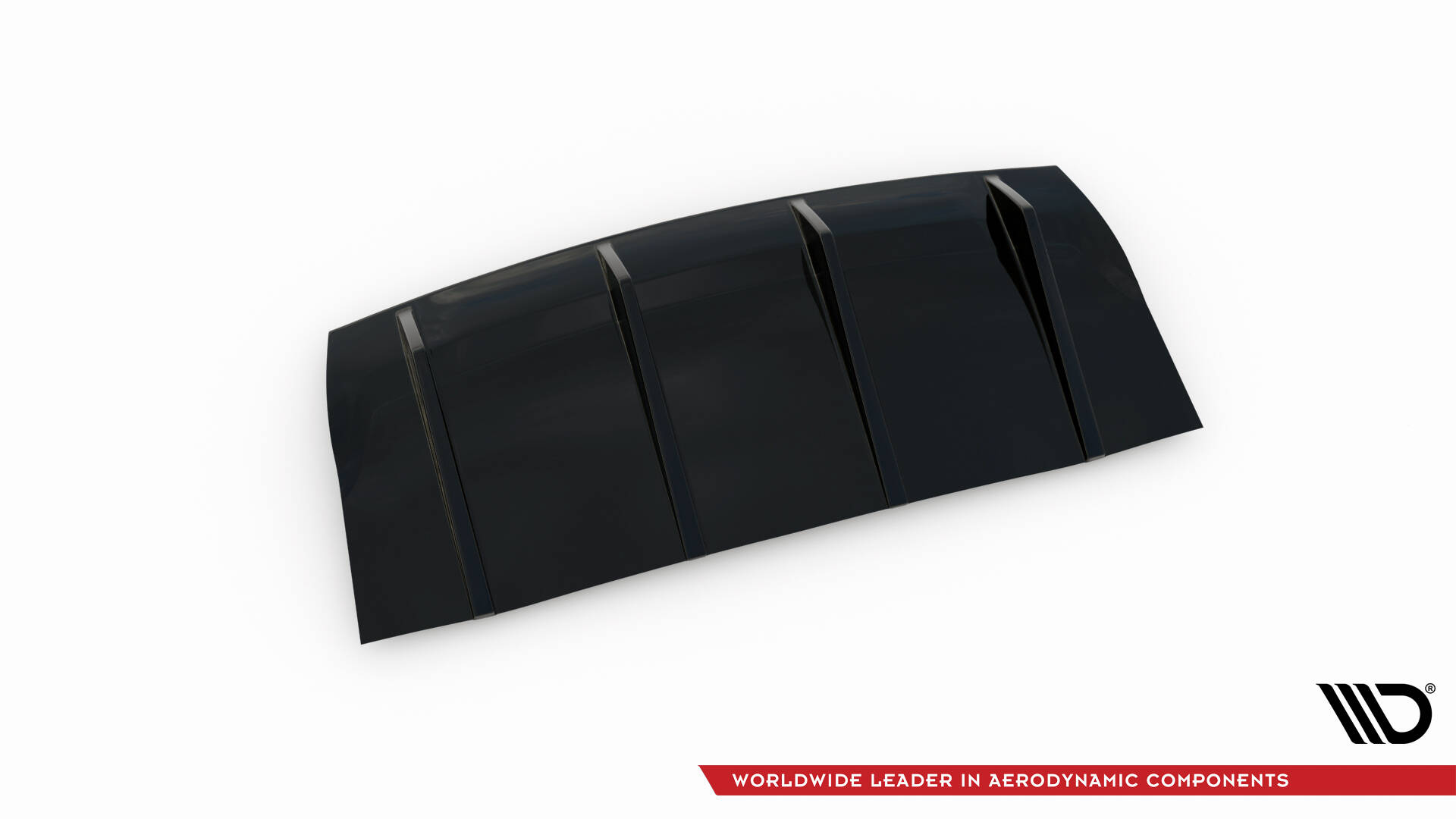 Maxton Diffusor Heck Ansatz für Porsche Panamera GTS 971 schwarz Hochglanz