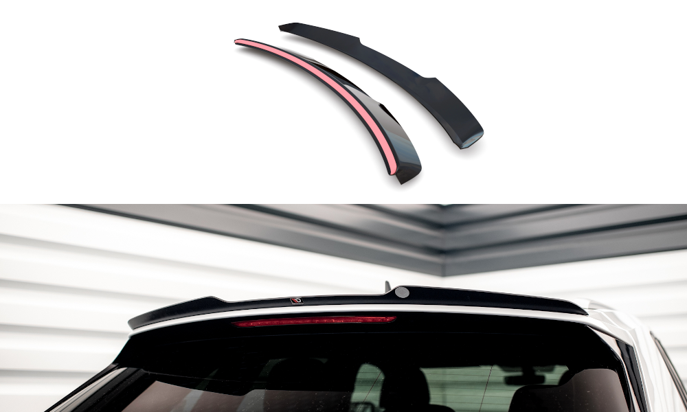 Maxton Spoiler CAP für VW Atlas Cross Sport schwarz Hochglanz