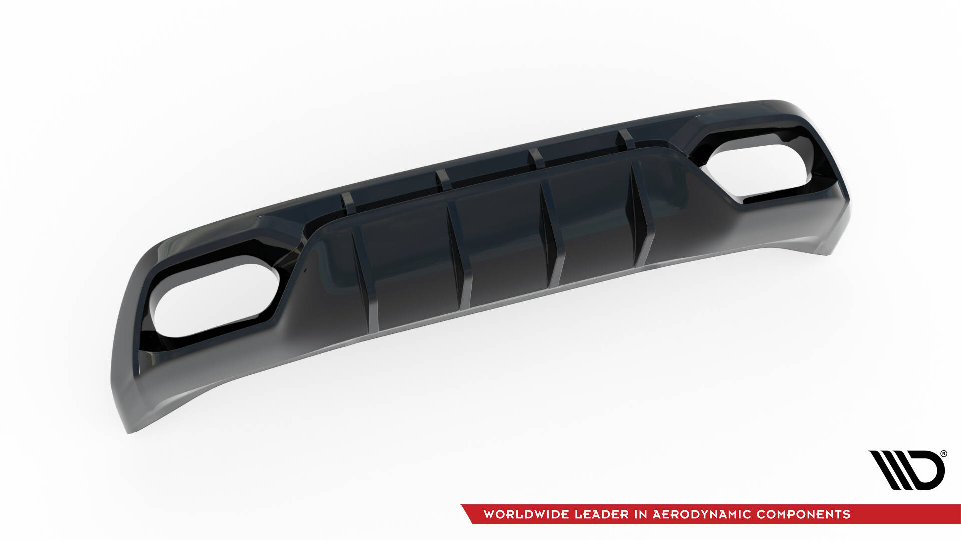 Maxton Diffusor Heck Ansatz für Cupra Leon Hatchback Mk1 schwarz Hochglanz
