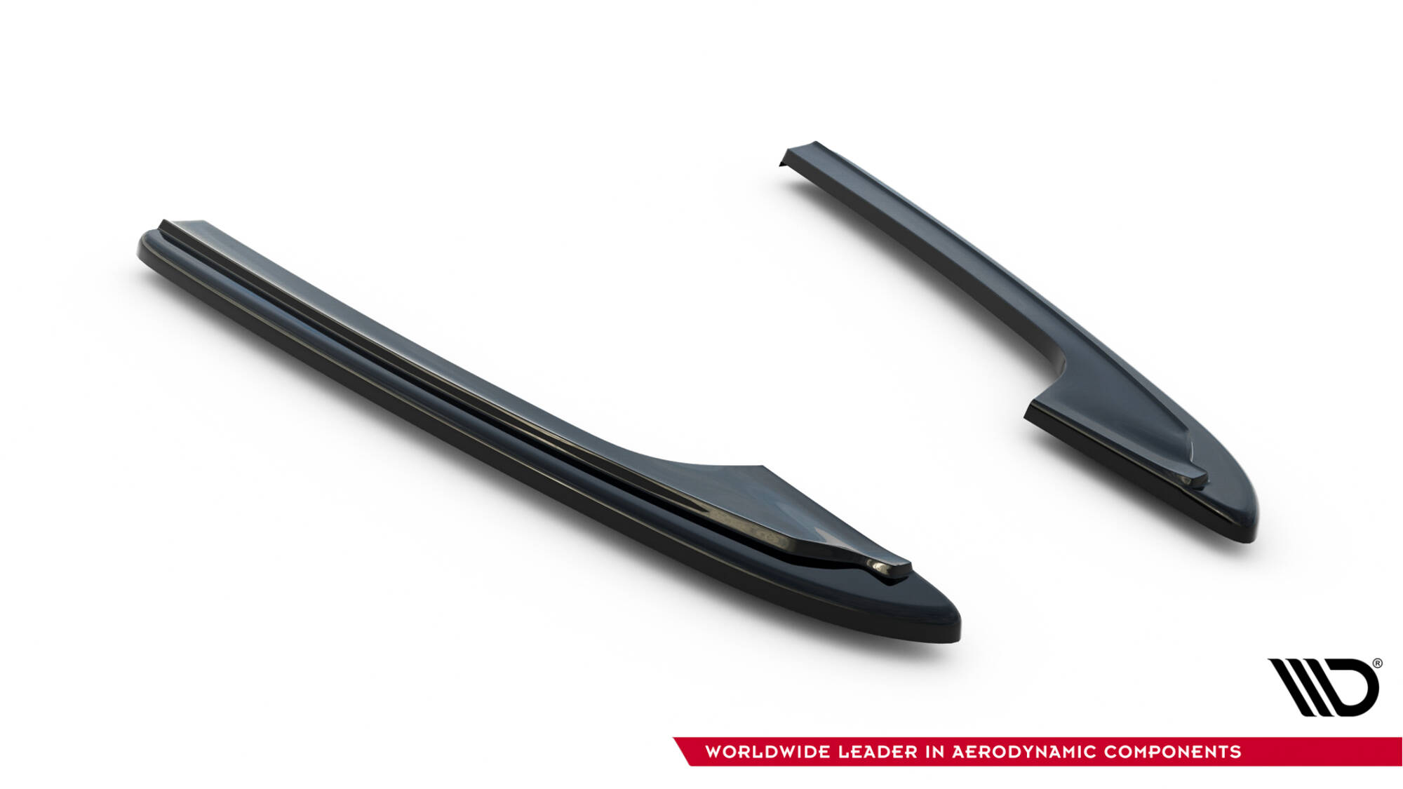 Maxton Heck Ansatz Flaps Diffusor für Audi Audi RS6 C7 / C7 Facelift schwarz Hochglanz