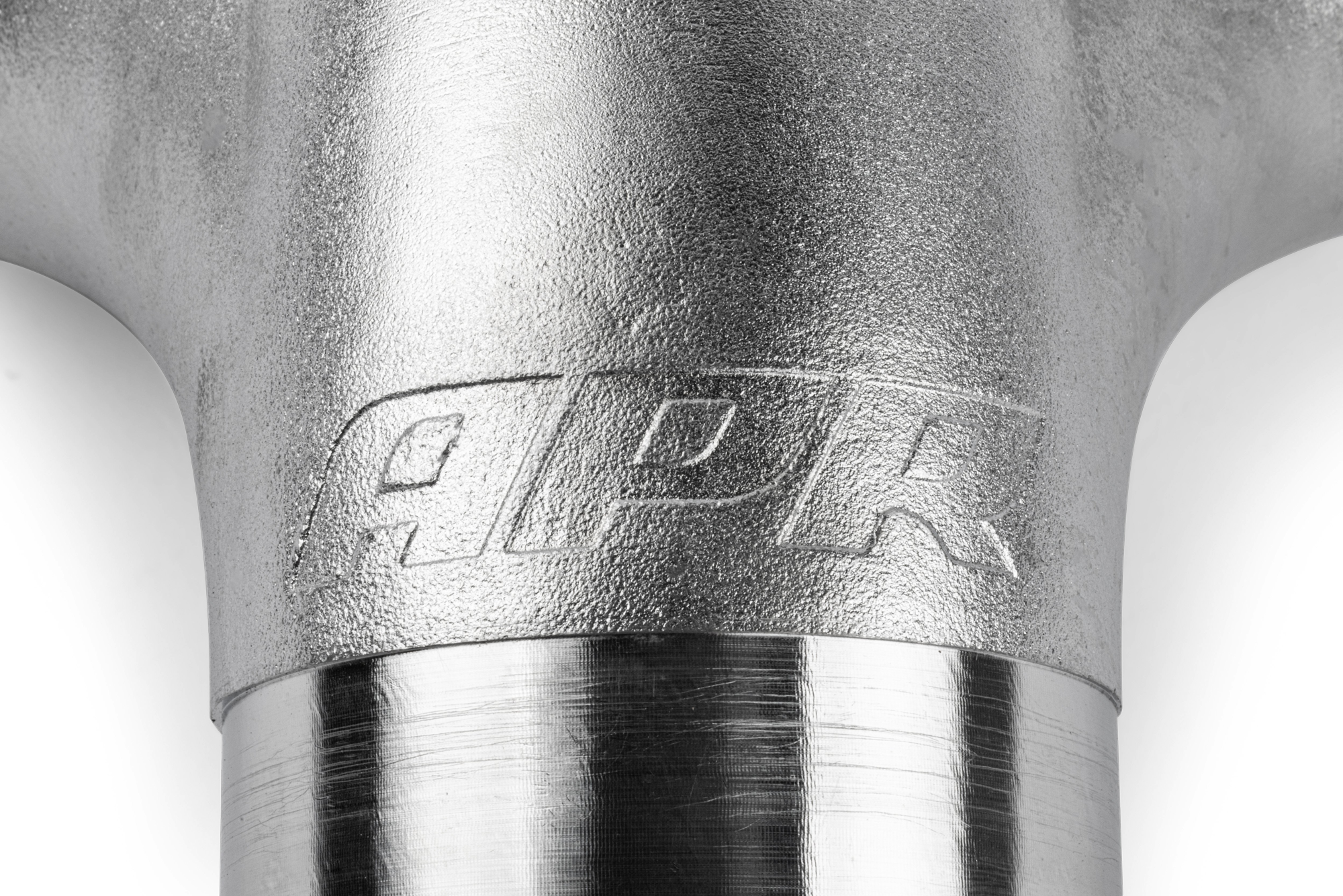 APR Cast Stainless Steel Double Y Splitter  76mm (3") zu Quad 63.5mm (2.5")