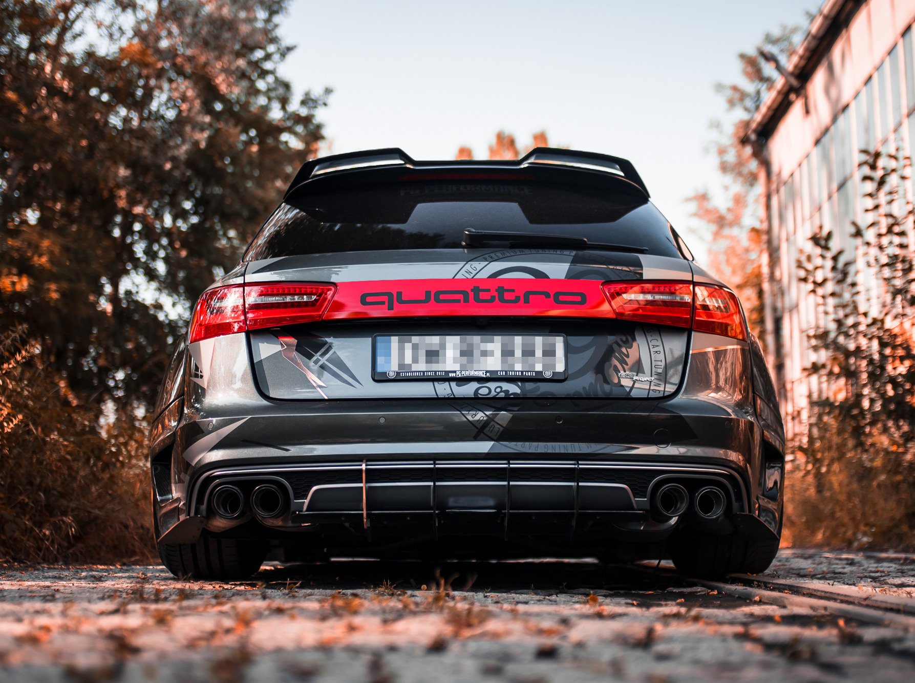 Maxton Spoiler Audi S6 / A6 S-Line C7 / C7 FL Avant