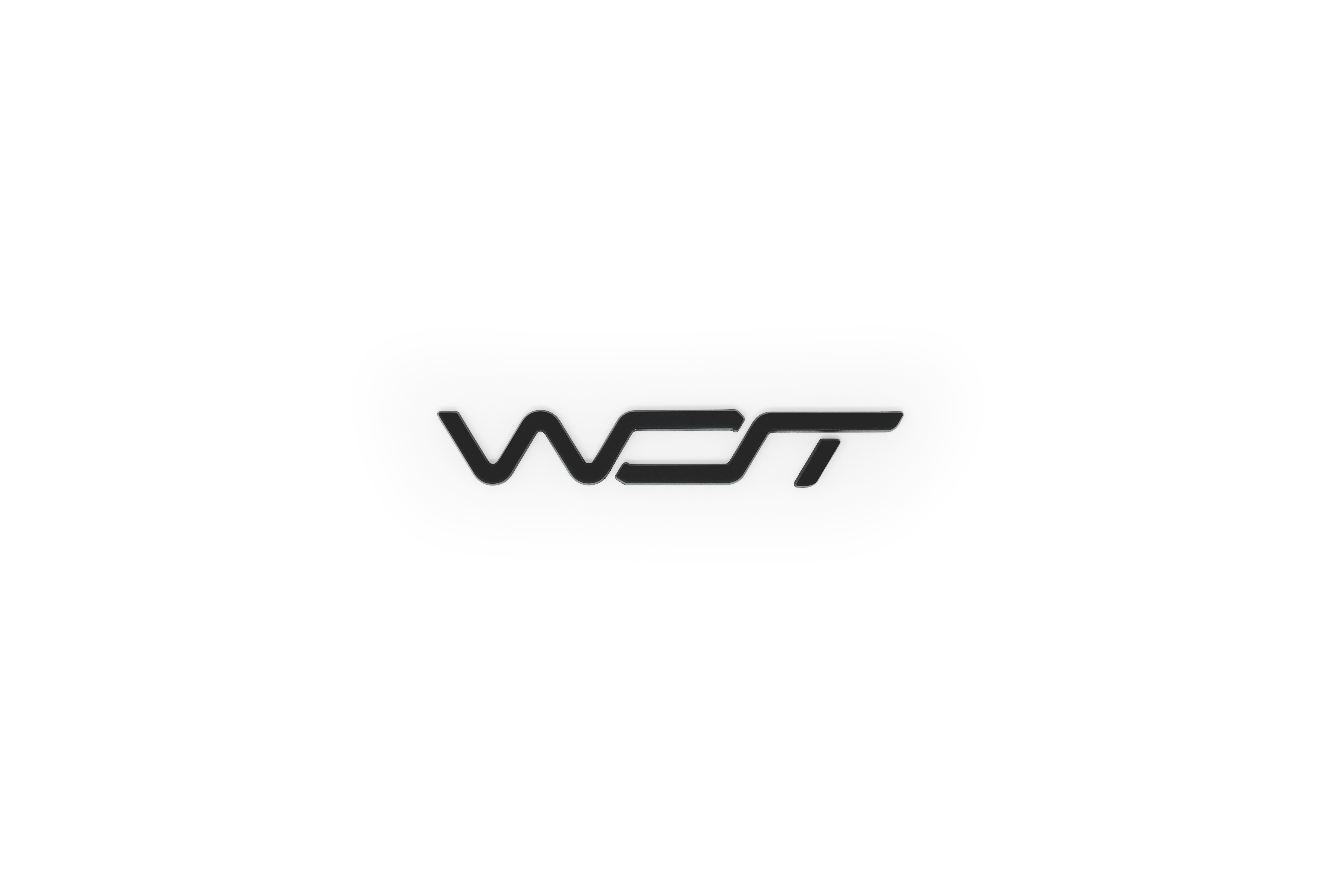 WOT 3D-Badge mattschwarz