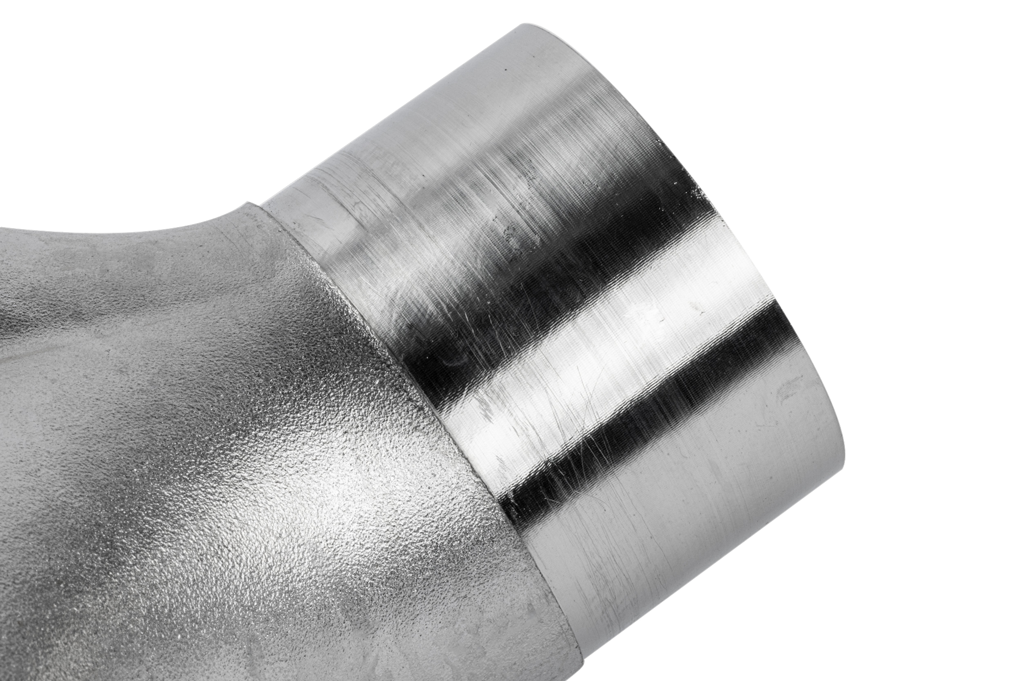 APR Cast Stainless Steel Double Y Splitter  76mm (3") zu Quad 63.5mm (2.5")