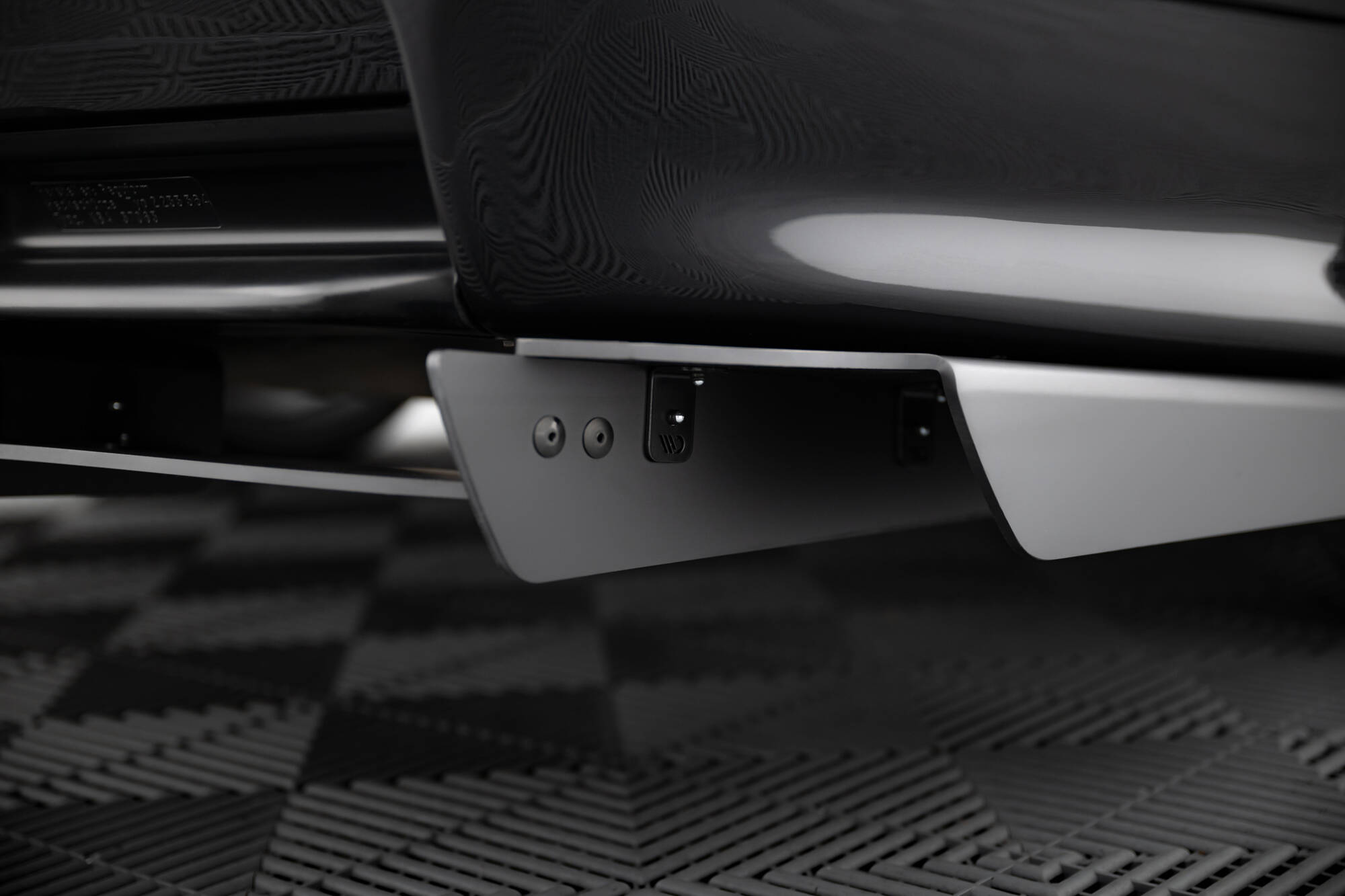 Maxton Diffusor Heck Ansatz für Heckschürze für BMW M3 / 3 M-Paket E36 Coupe