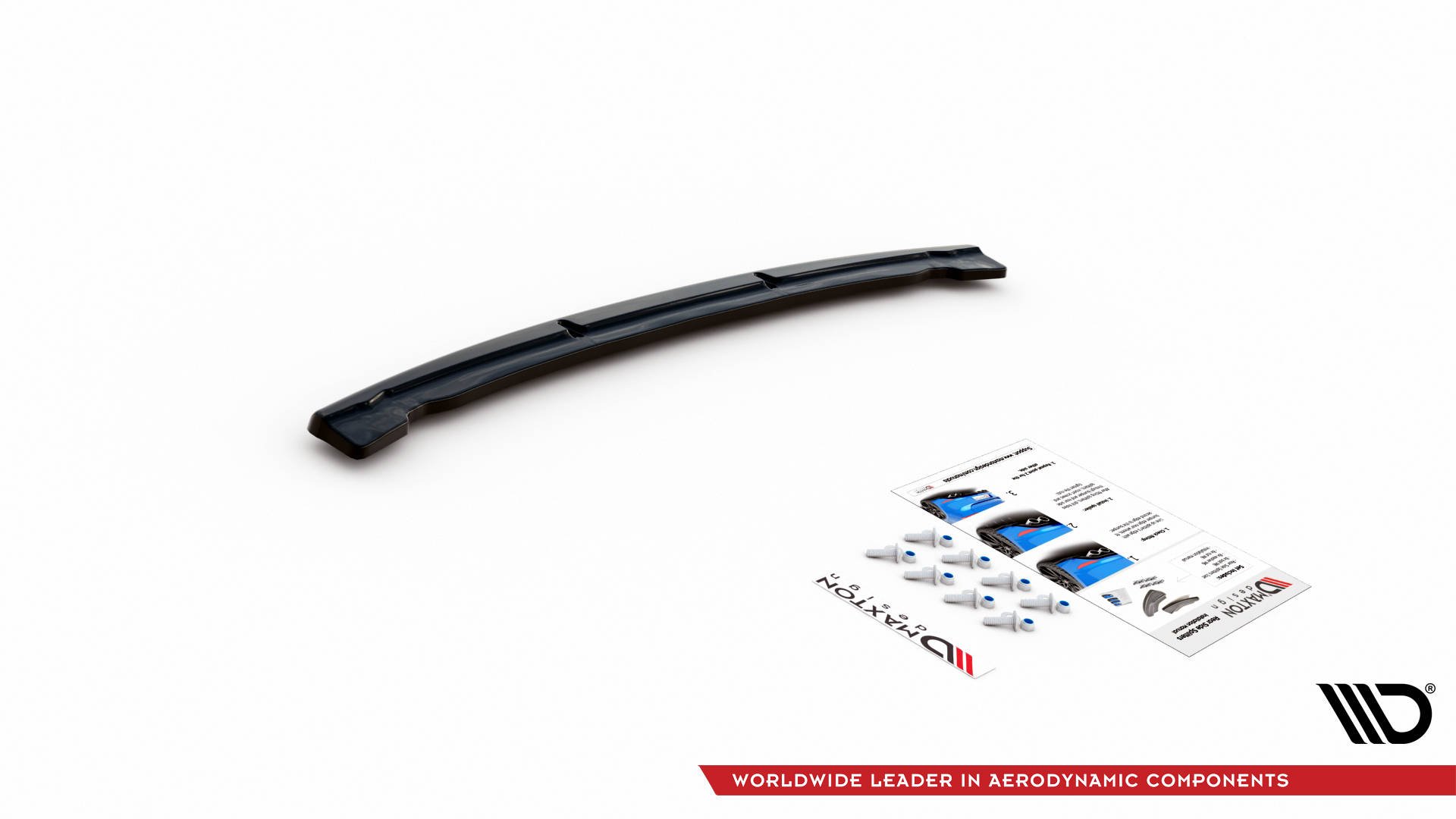 Maxton Heckansatz BMW 5er M-Paket Limousine / Touring G30 / G31 Facelift schwarz Hochglanz