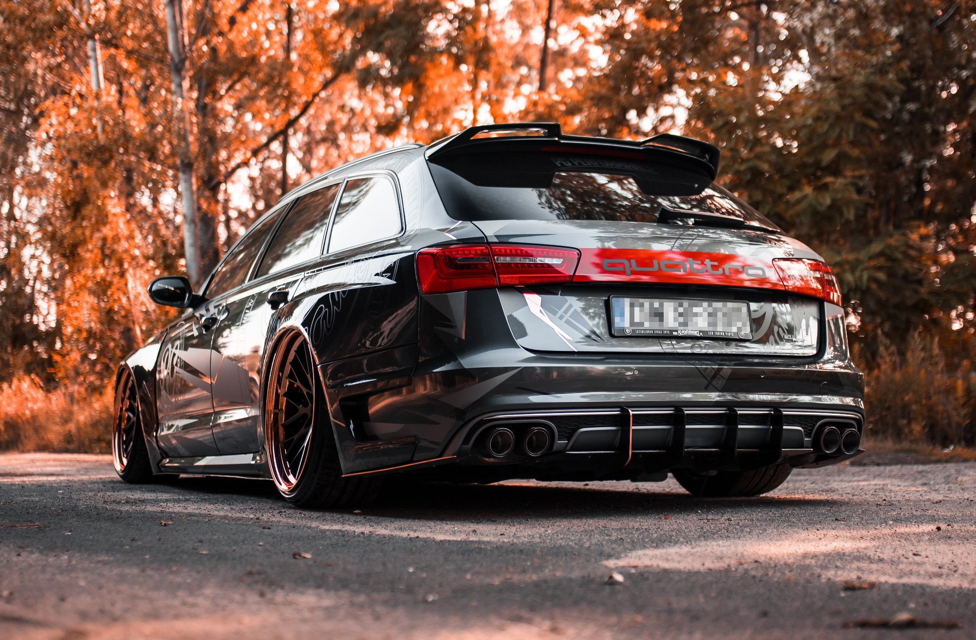 Maxton Spoiler Audi S6 / A6 S-Line C7 / C7 FL Avant