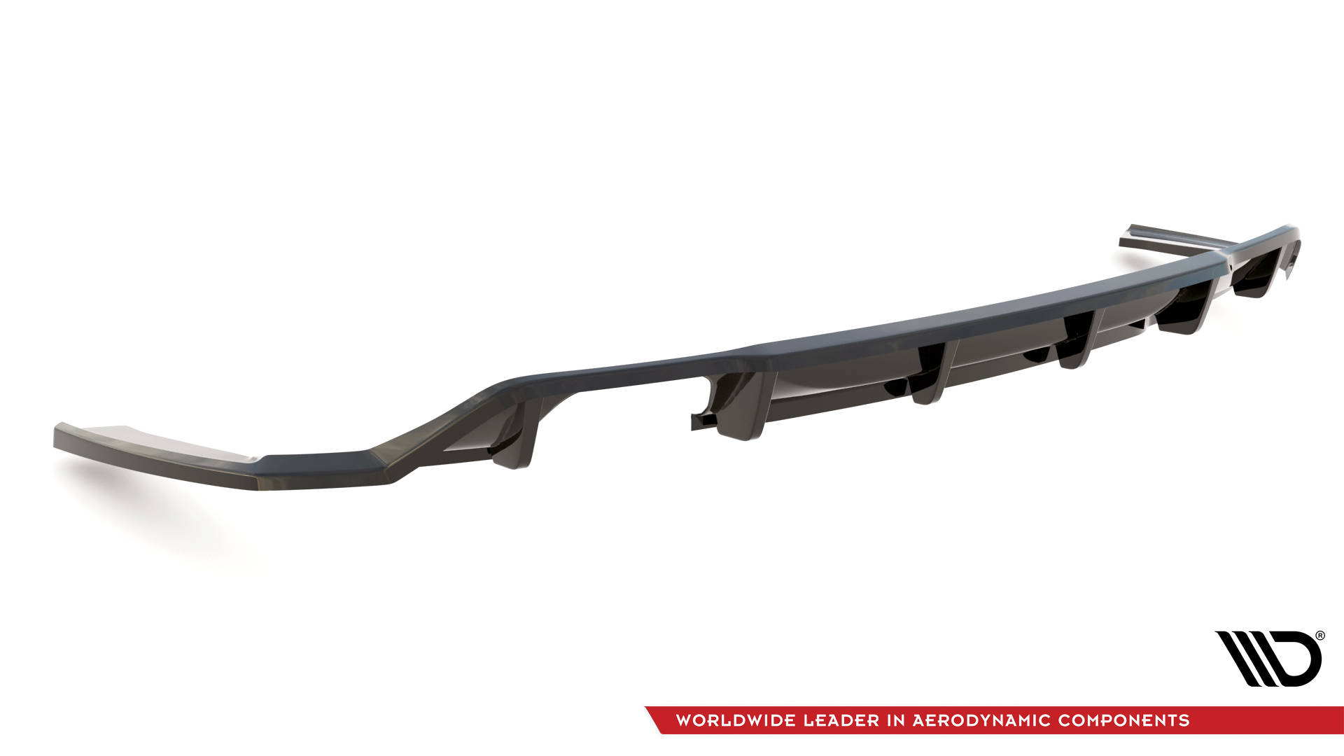 Maxton Mittlerer Cup Diffusor DTM Look Heck Ansatz passend für 2 M-Paket F22 schwarz Hochglanz