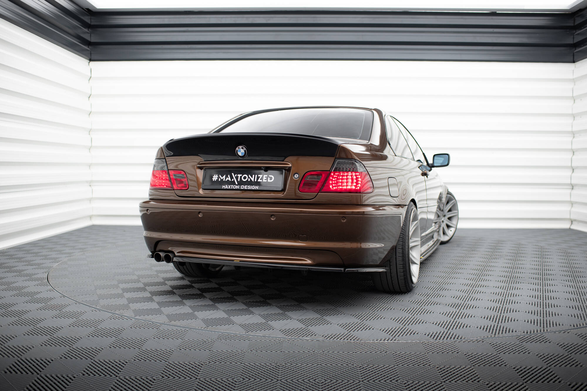Maxton Heckspoiler / KOFFERRAUMDECKEL Erweiterung BMW 3er E46 COUPE  < M3 CSL LOOK > (ZUM MALEN)