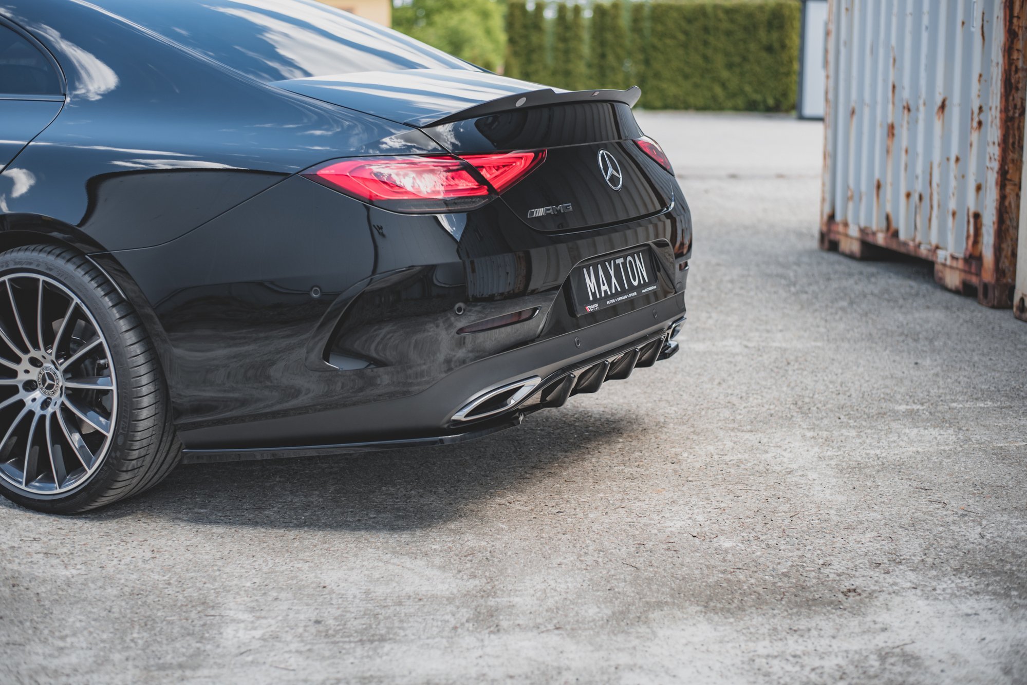 Maxton Spoiler CAP für Mercedes-Benz CLS AMG-Line / 53AMG C257  Carbon Look