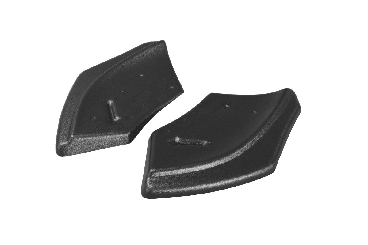 Maxton Heck Ansatz Flaps Diffusor für VOLKSWAGEN SCIROCCO MK.3 R FACELIFT schwarz Hochglanz