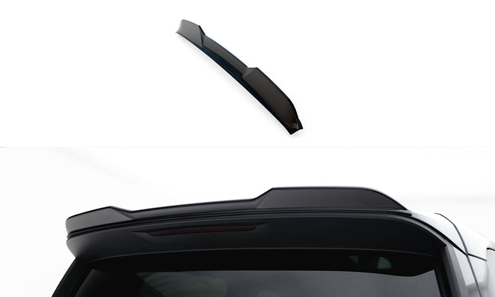 Maxton Spoiler CAP 3D für VW Multivan Long T7 schwarz Hochglanz