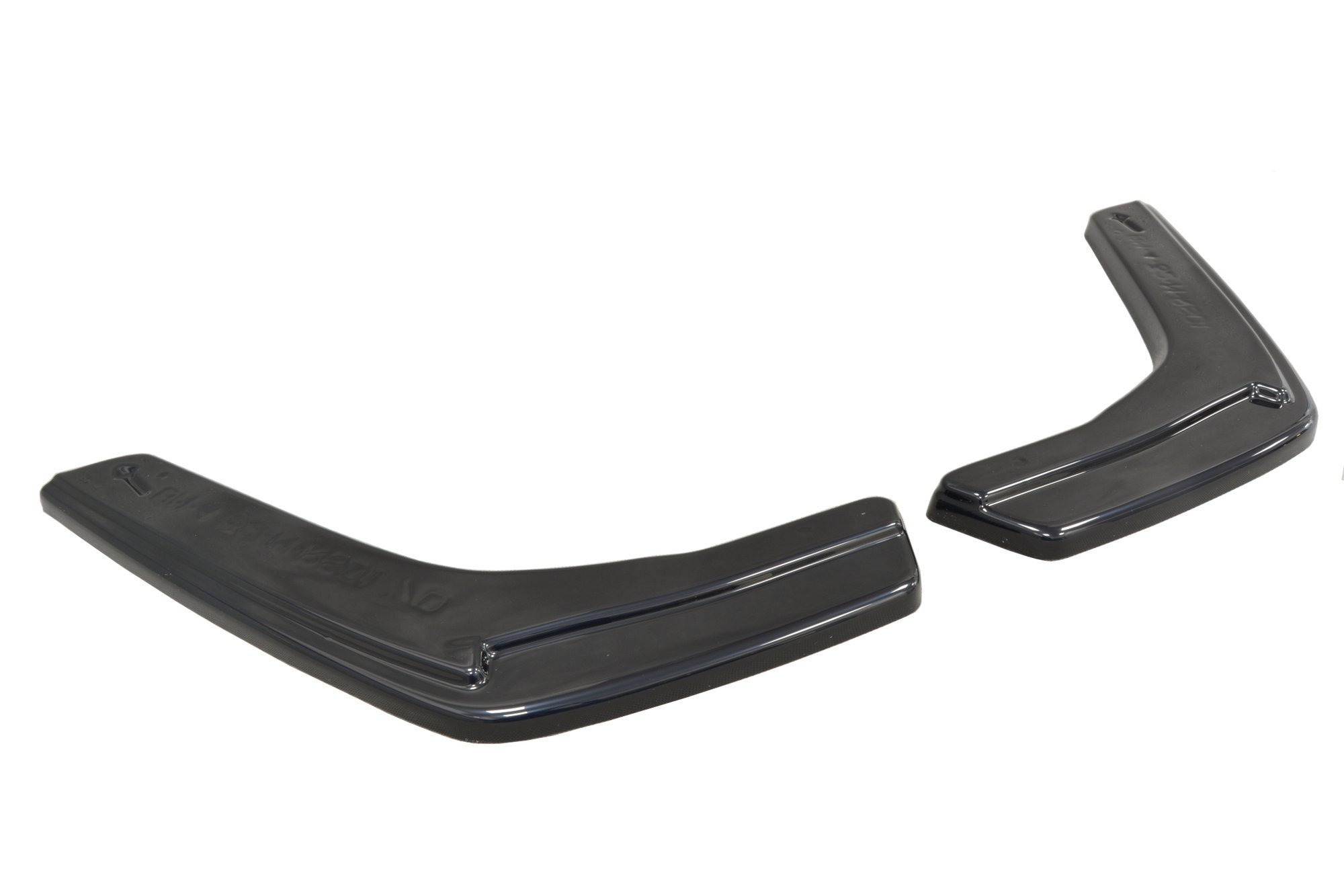 Maxton Heck Ansatz Flaps Diffusor V.1 für BMW M4 F82 schwarz Hochglanz