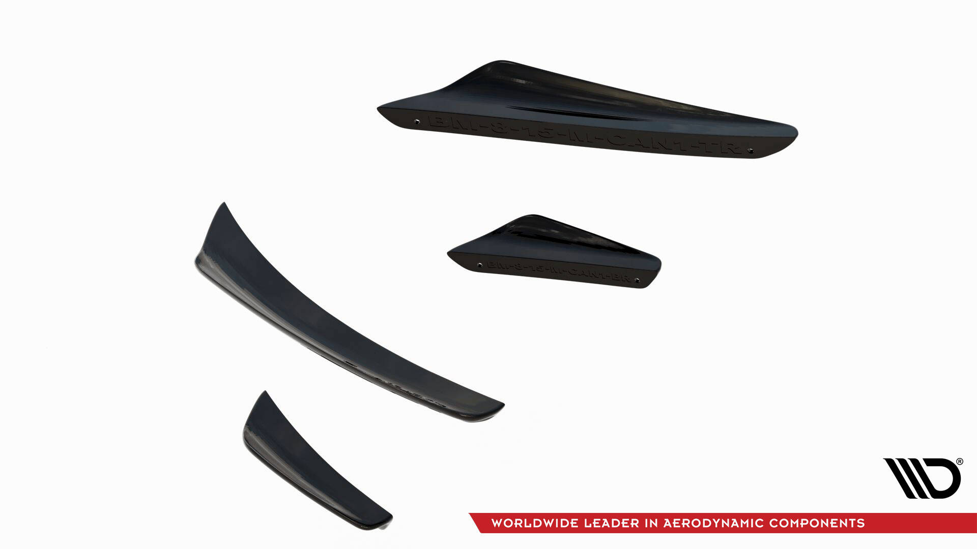 Maxton Stoßstangen Flaps Wings vorne Canards für BMW M8  Gran Coupe F93 / Coupe F92