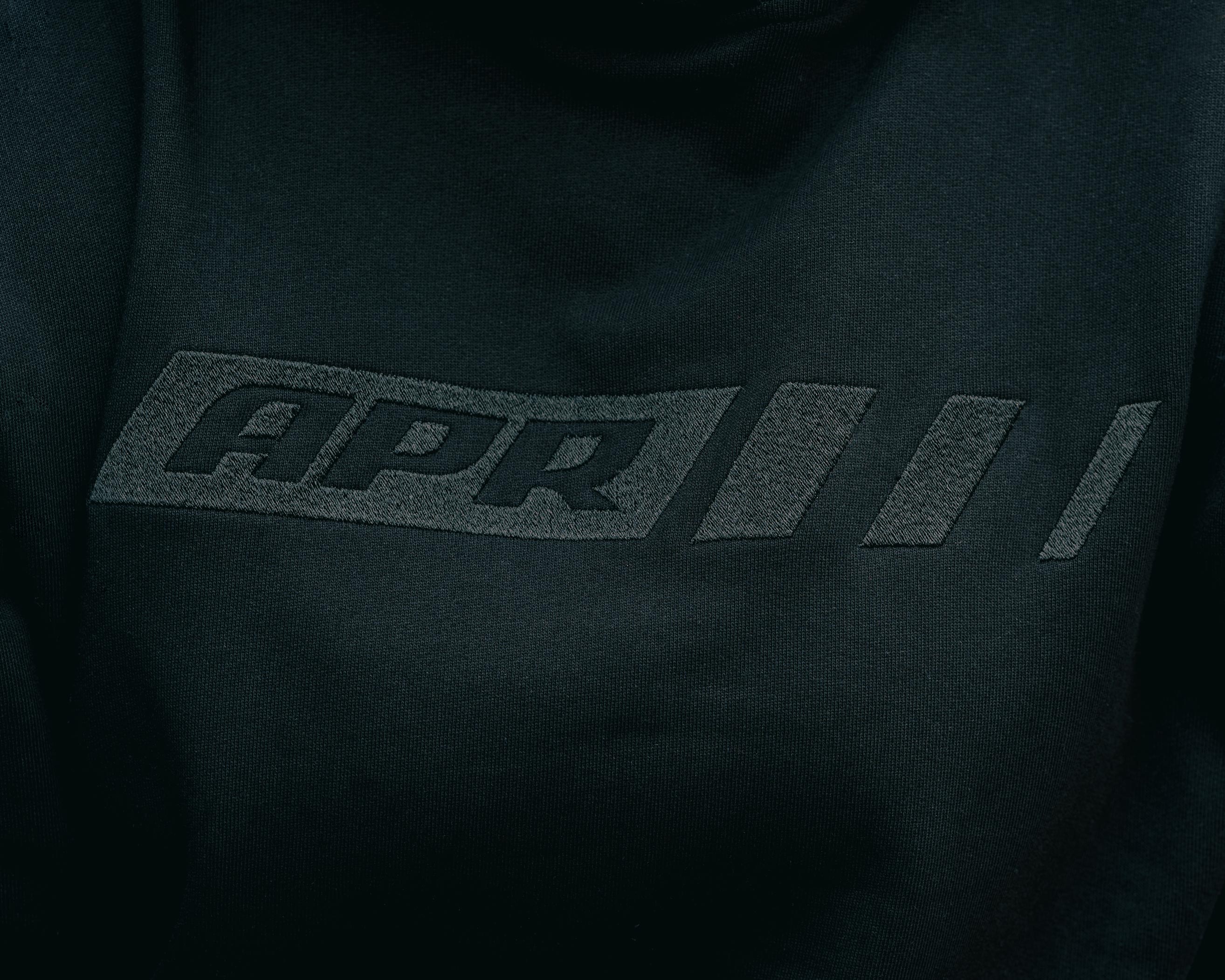 Premium APR Essentials Hoodie Stick schwarz