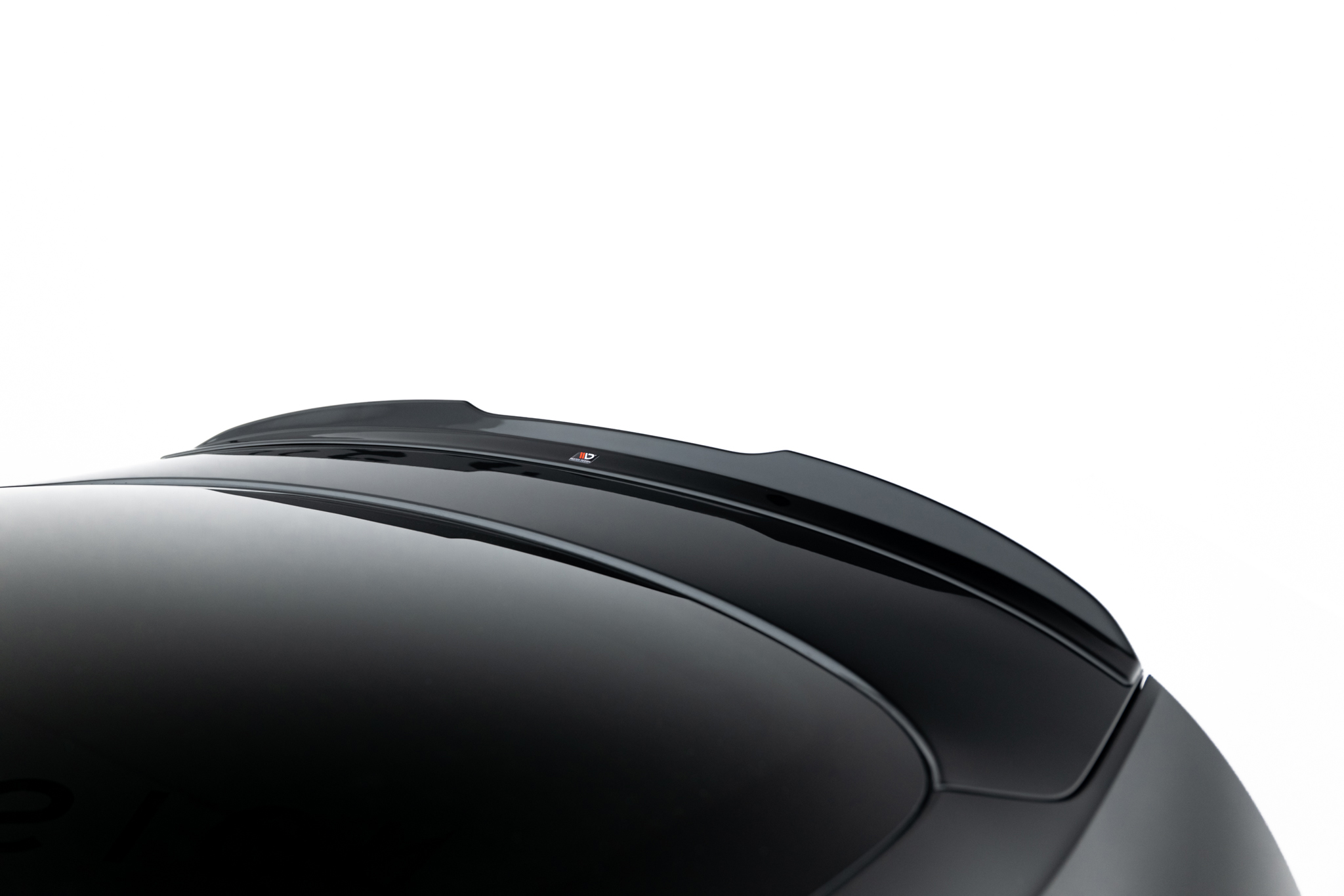 Maxton Spoiler CAP V.1 für Audi A5 F5 Sportback schwarz Hochglanz