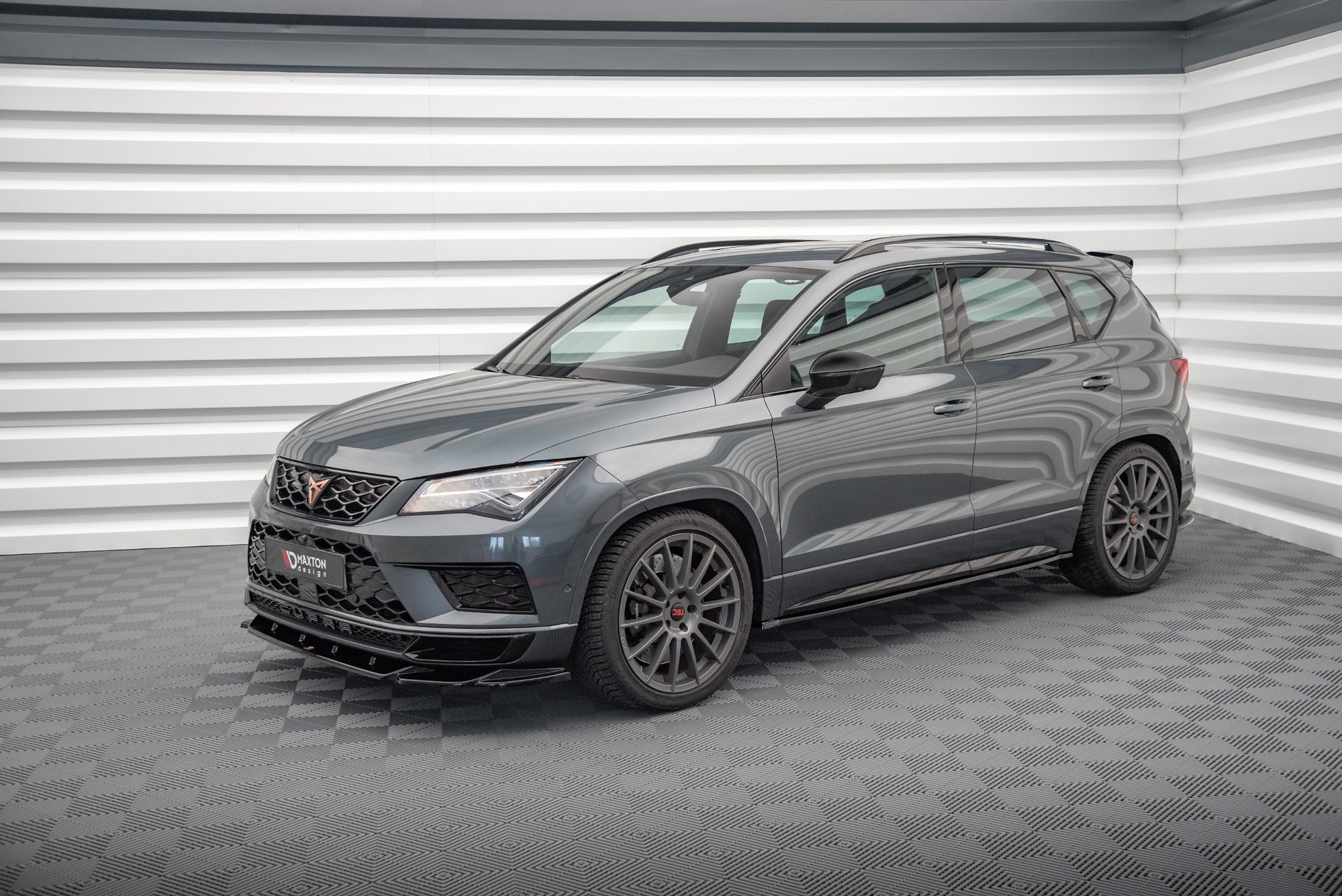 Maxton Seitenschweller Ansatz für Cupra Ateca Mk1 / Mk1 Facelift schwarz Hochglanz