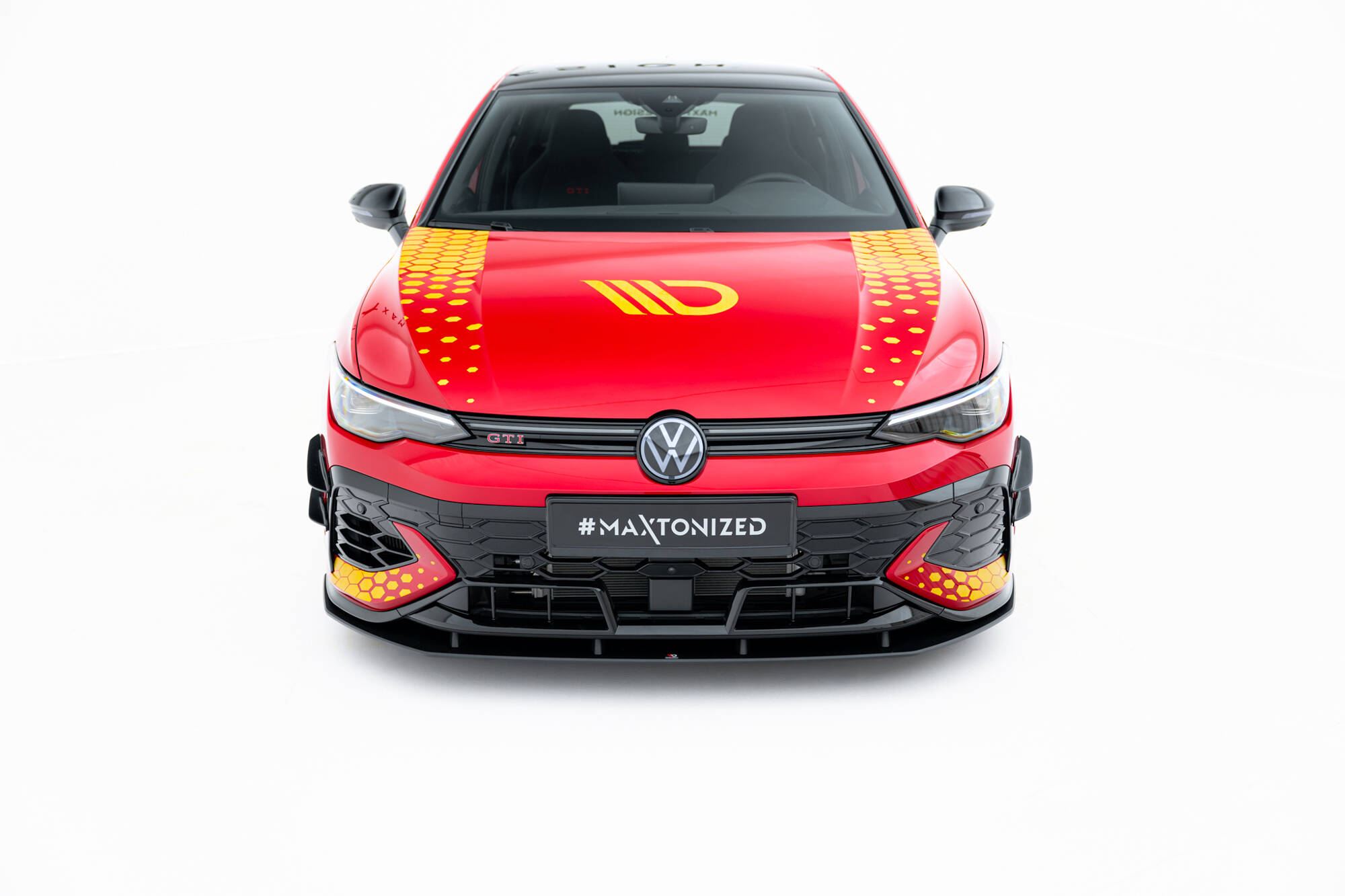 Maxton Street Pro Front Ansatz für VW Golf GTI Clubsport Mk8 Facelift