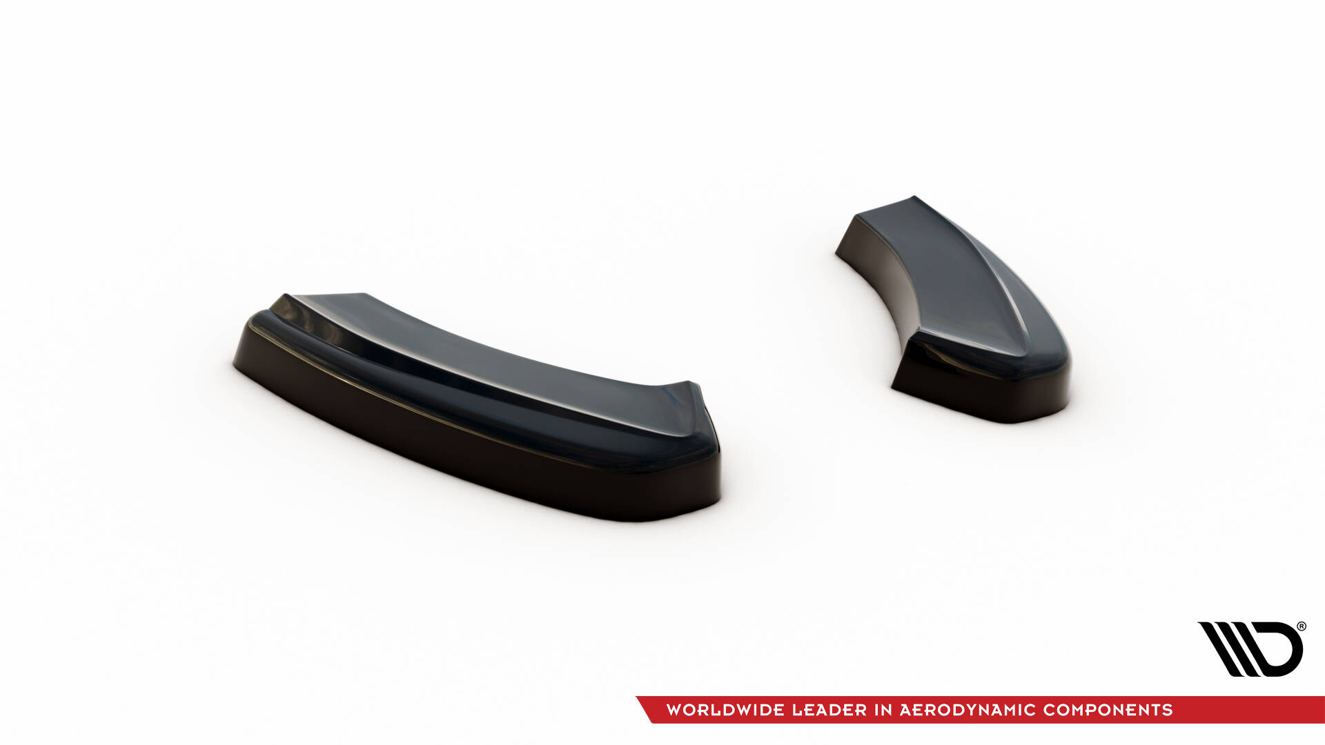 Maxton Heck Ansatz Flaps Diffusor für VW GOLF 7 GTI FACELIFT schwarz Hochglanz