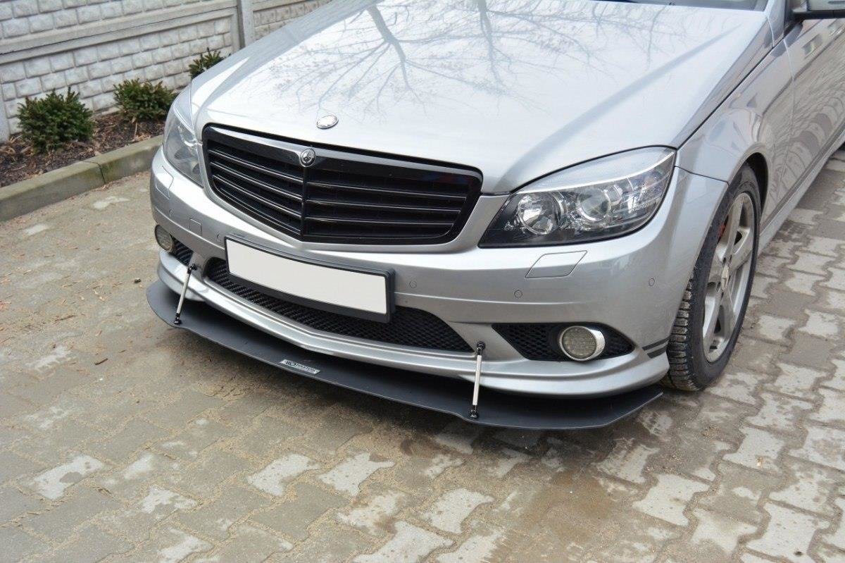 Maxton Racing Front Ansatz für Mercedes-Benz C Limousine / Kombi AMG-Line W204 / S204