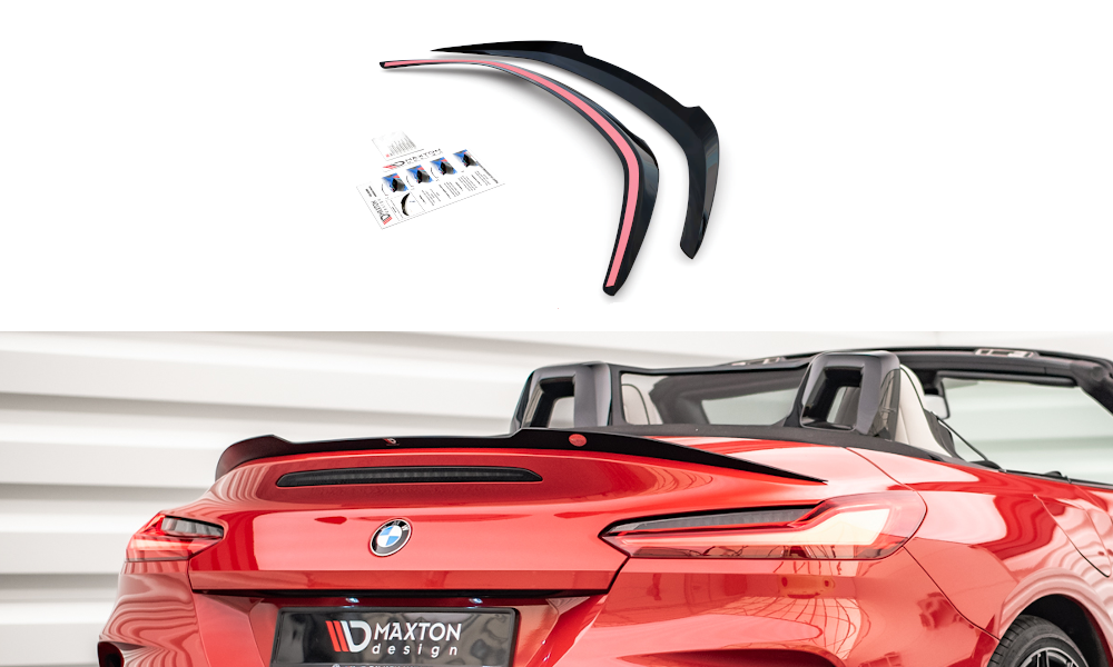 Maxton Spoiler CAP für BMW Z4 M-Paket / M40i G29 schwarz Hochglanz