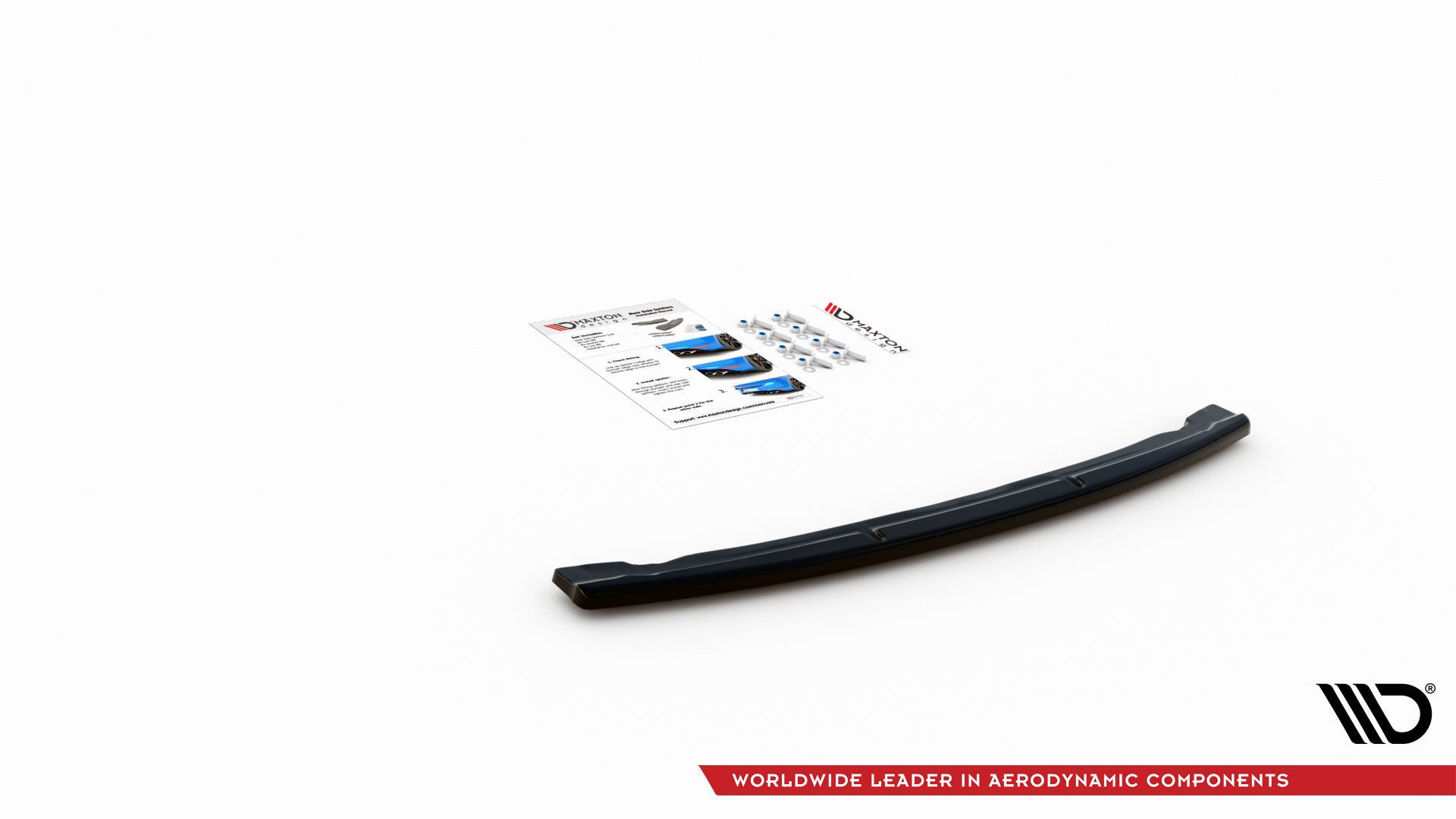 Maxton Heckansatz BMW 5er M-Paket Limousine / Touring G30 / G31 Facelift schwarz Hochglanz