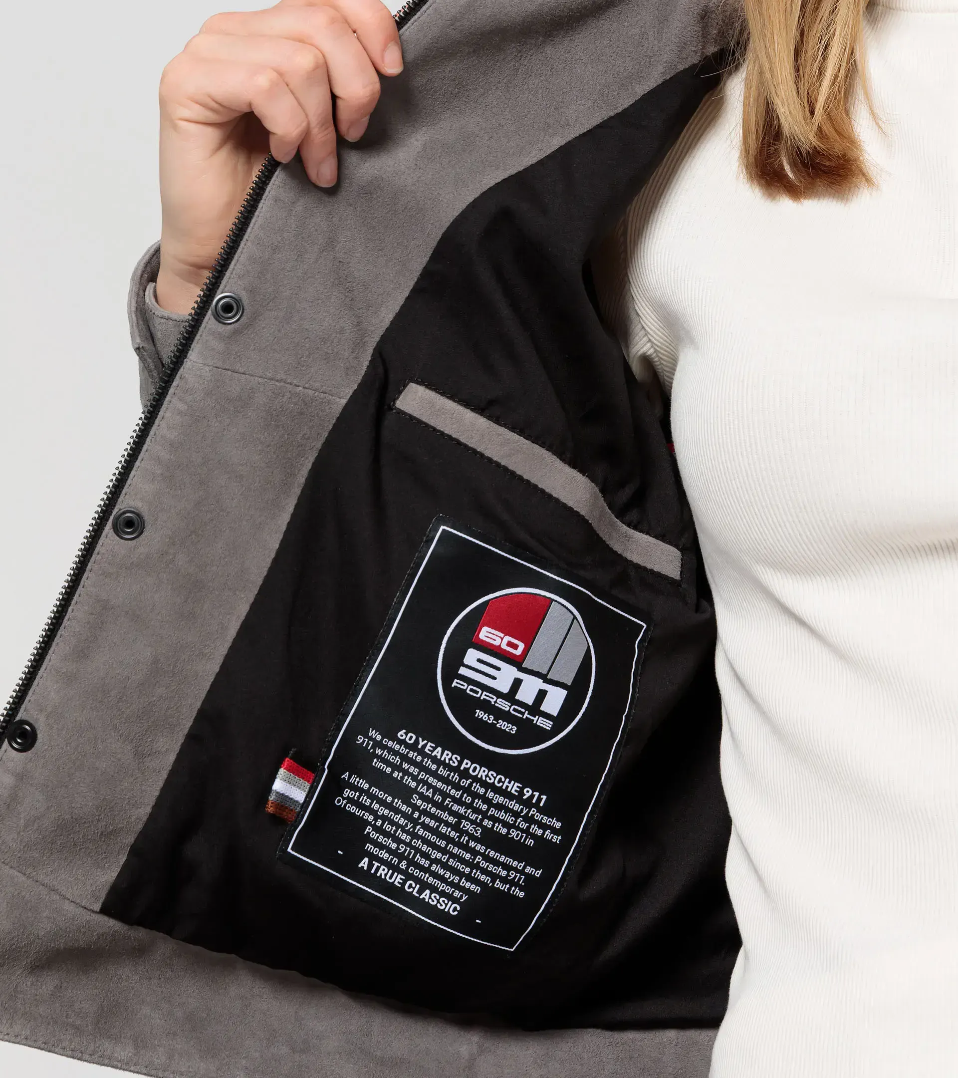 Lederjacke Damen – 60Y Porsche 911 – Limited Edition