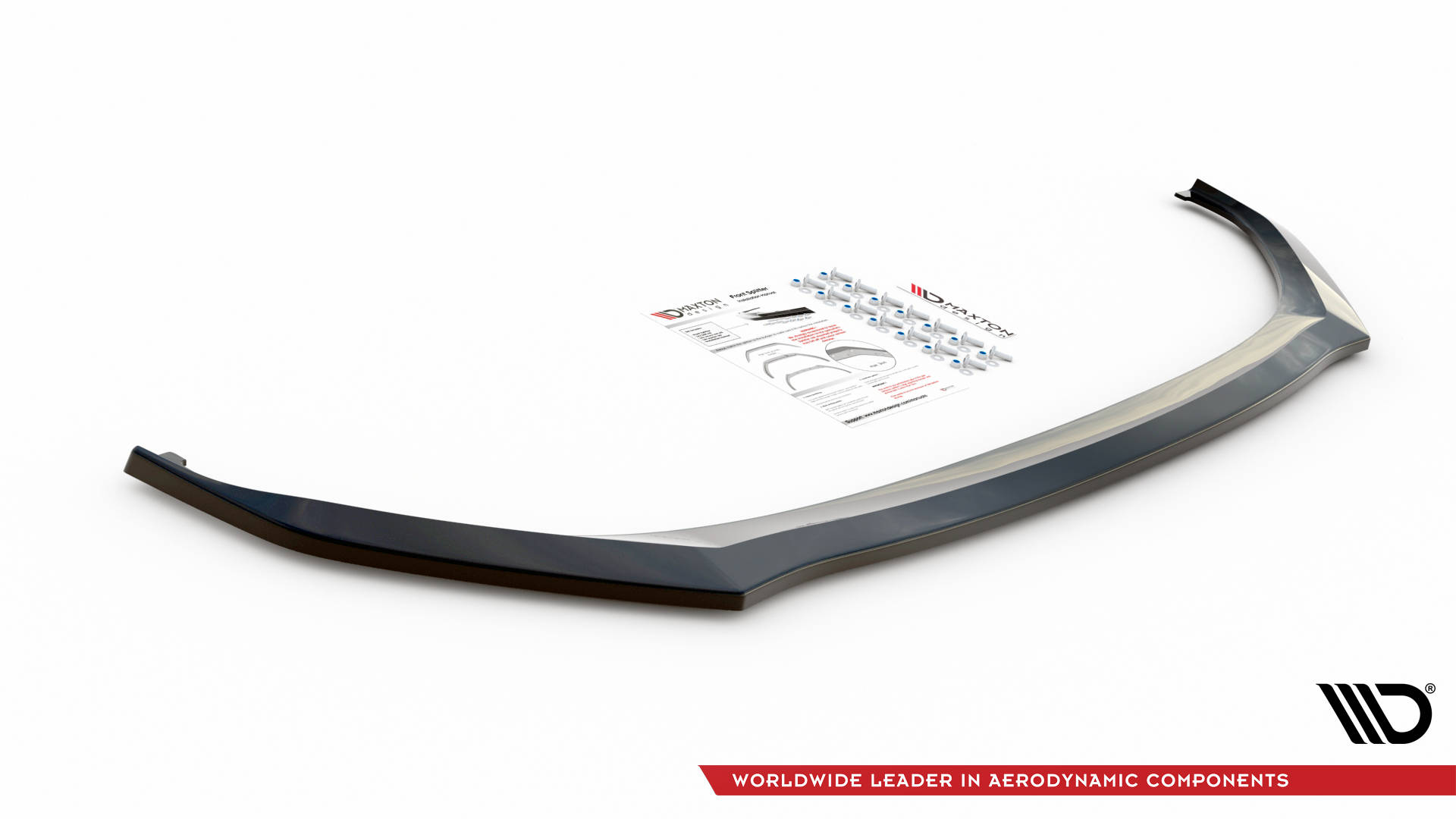 Maxton Front Ansatz V.1 für Skoda Enyaq iV schwarz Hochglanz