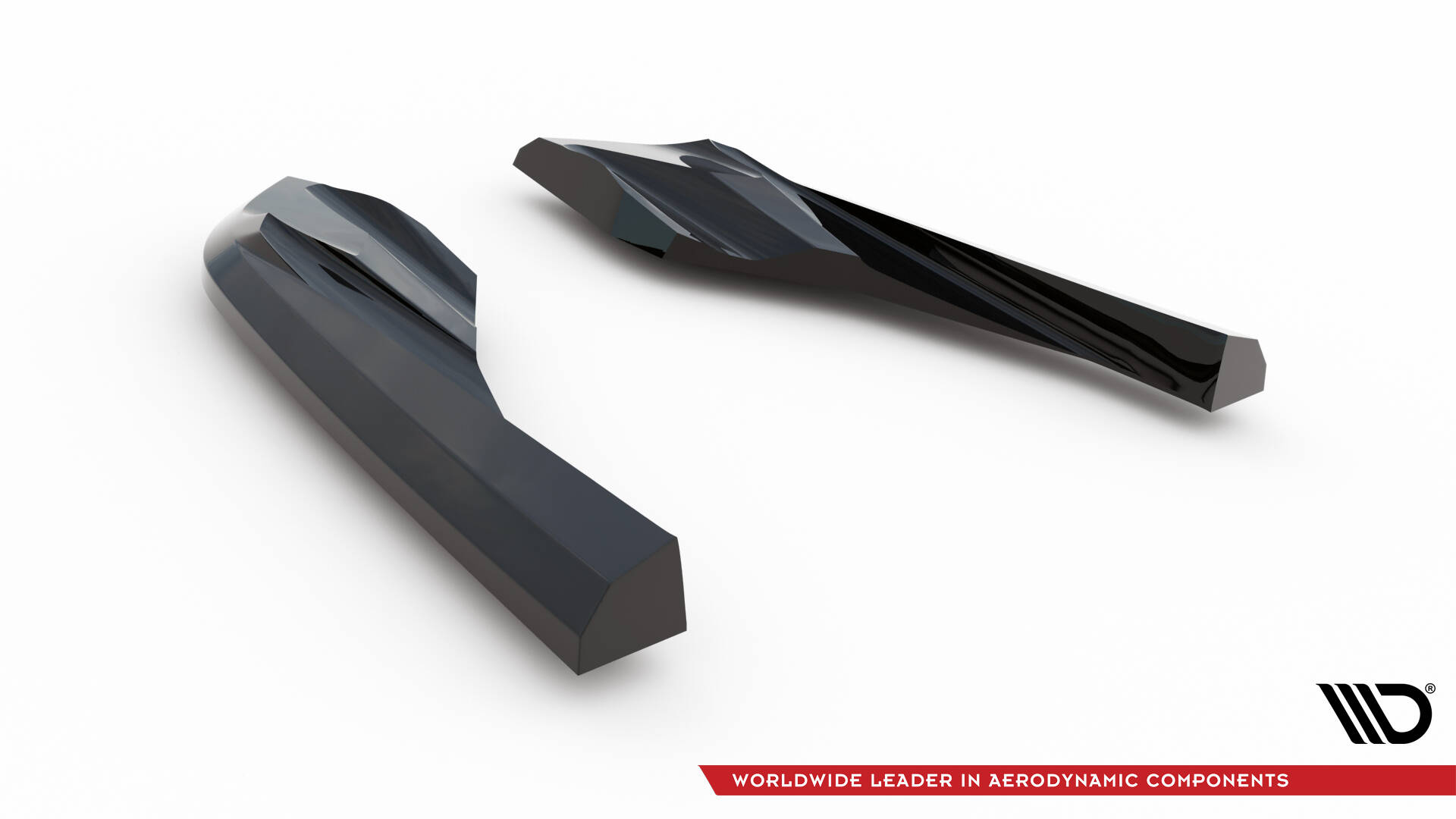 Maxton Heck Ansatz Flaps Diffusor für Porsche Taycan Cross Turismo 4S schwarz Hochglanz
